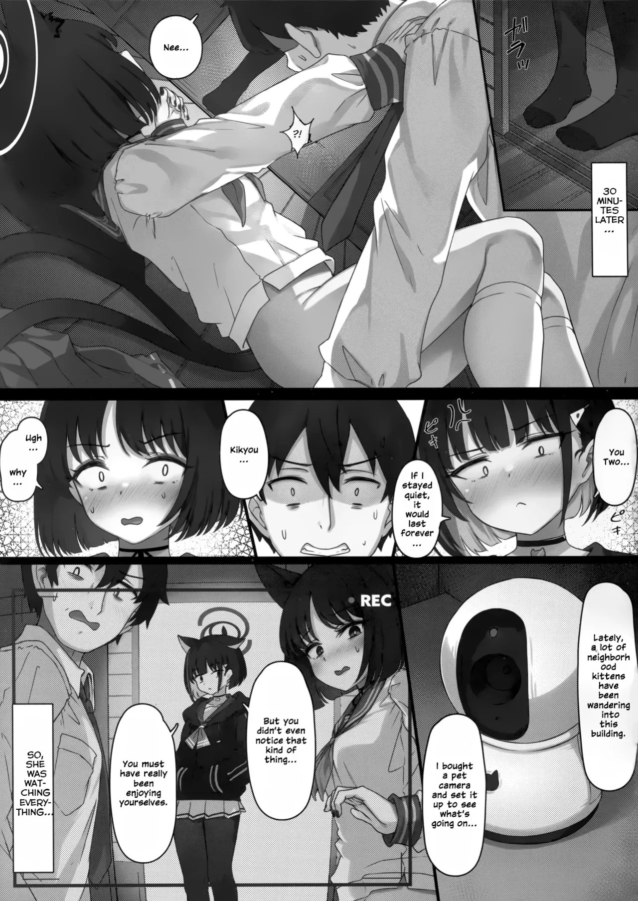 (C107) [Yoneya (hyouta)] Kikyou to Kazusa ga Irekawacchau Hanashi 2 | The Story of Kikyou and Kazusa Swapping Places, Part 2 (Blue Archive) [English] [Winggxrd]