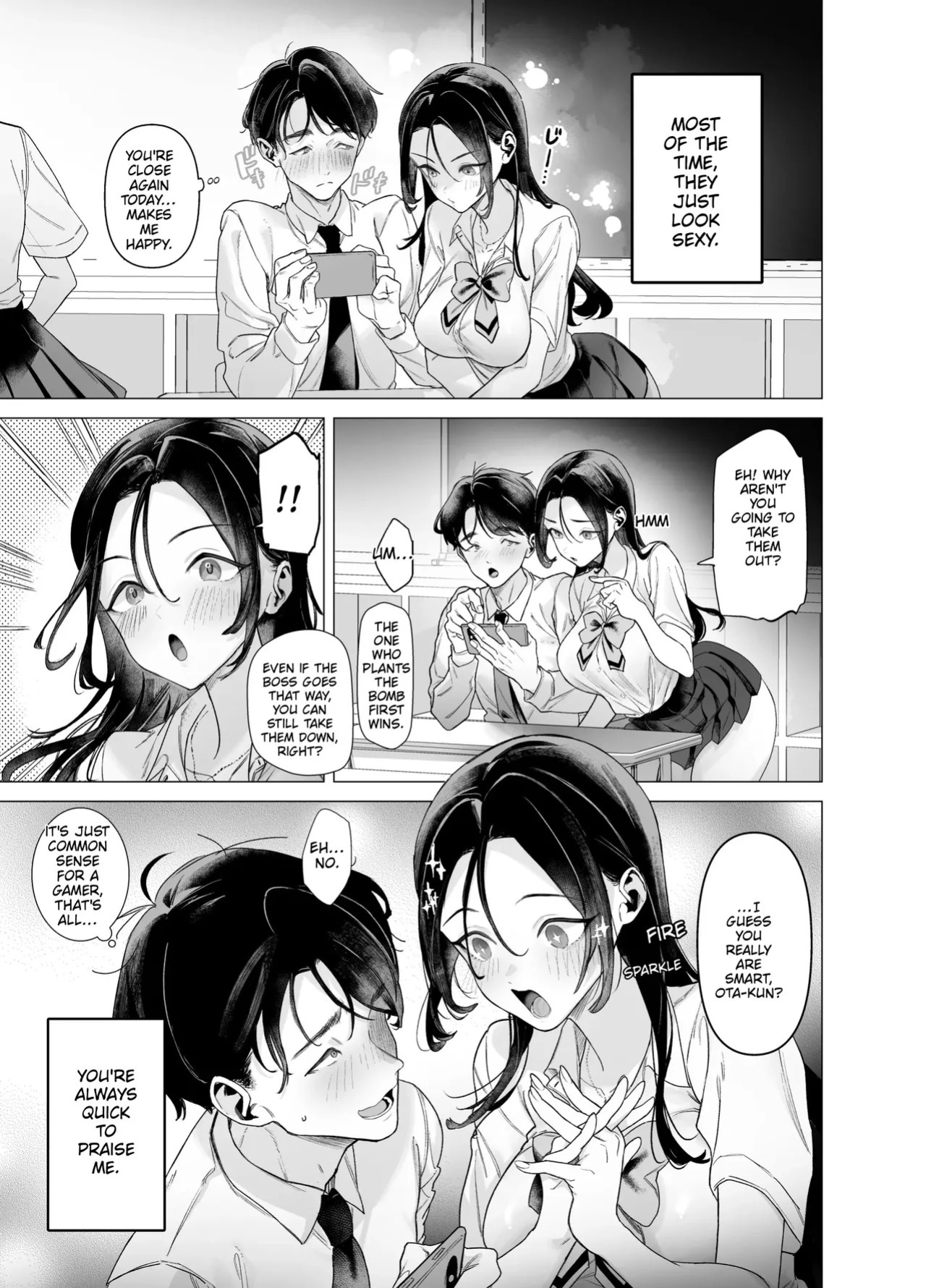 [Aomizuan (Ohkami Ryosuke)] Shitate ni wa Denai kedo Chinko ni wa Yowai Gyaru-chan to Kyokon Otaku! | A gal who doesn't act submissive but is weak for a big cock, and a huge-dicked otaku. [English]