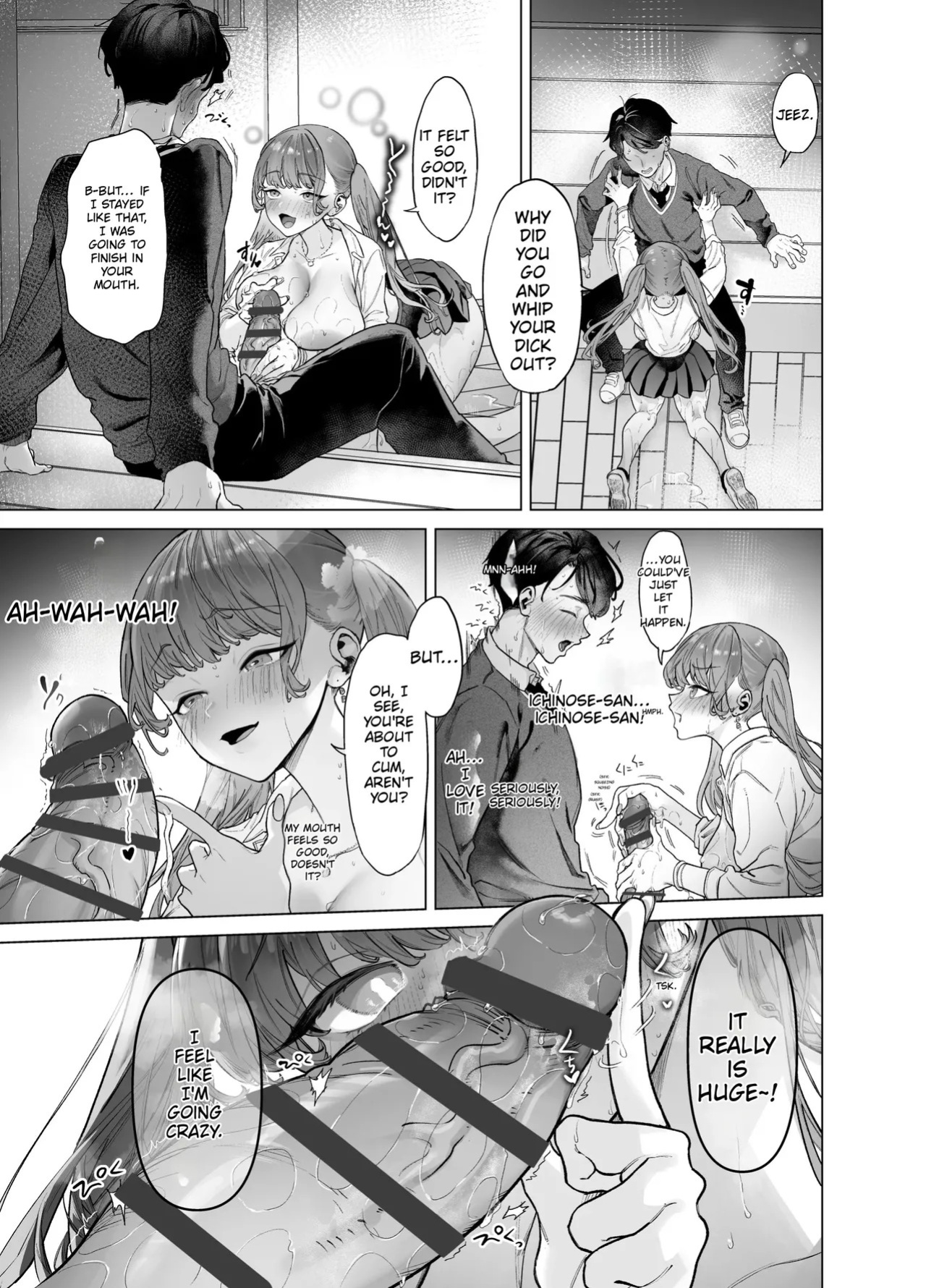[Aomizuan (Ohkami Ryosuke)] Shitate ni wa Denai kedo Chinko ni wa Yowai Gyaru-chan to Kyokon Otaku! | A gal who doesn't act submissive but is weak for a big cock, and a huge-dicked otaku. [English]