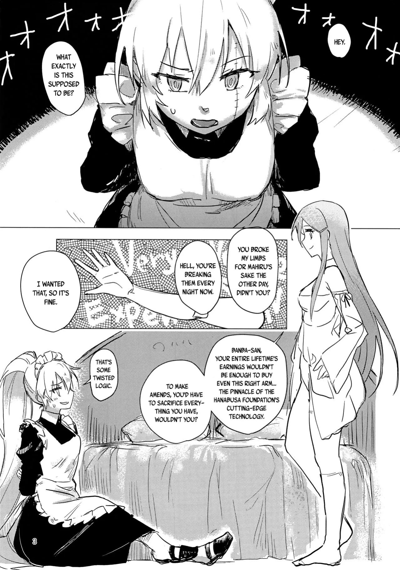 (C96) [Neoteny's (Aimitsu)] Yakousei no Shoujo Futari (Akuma no Riddle) [English]