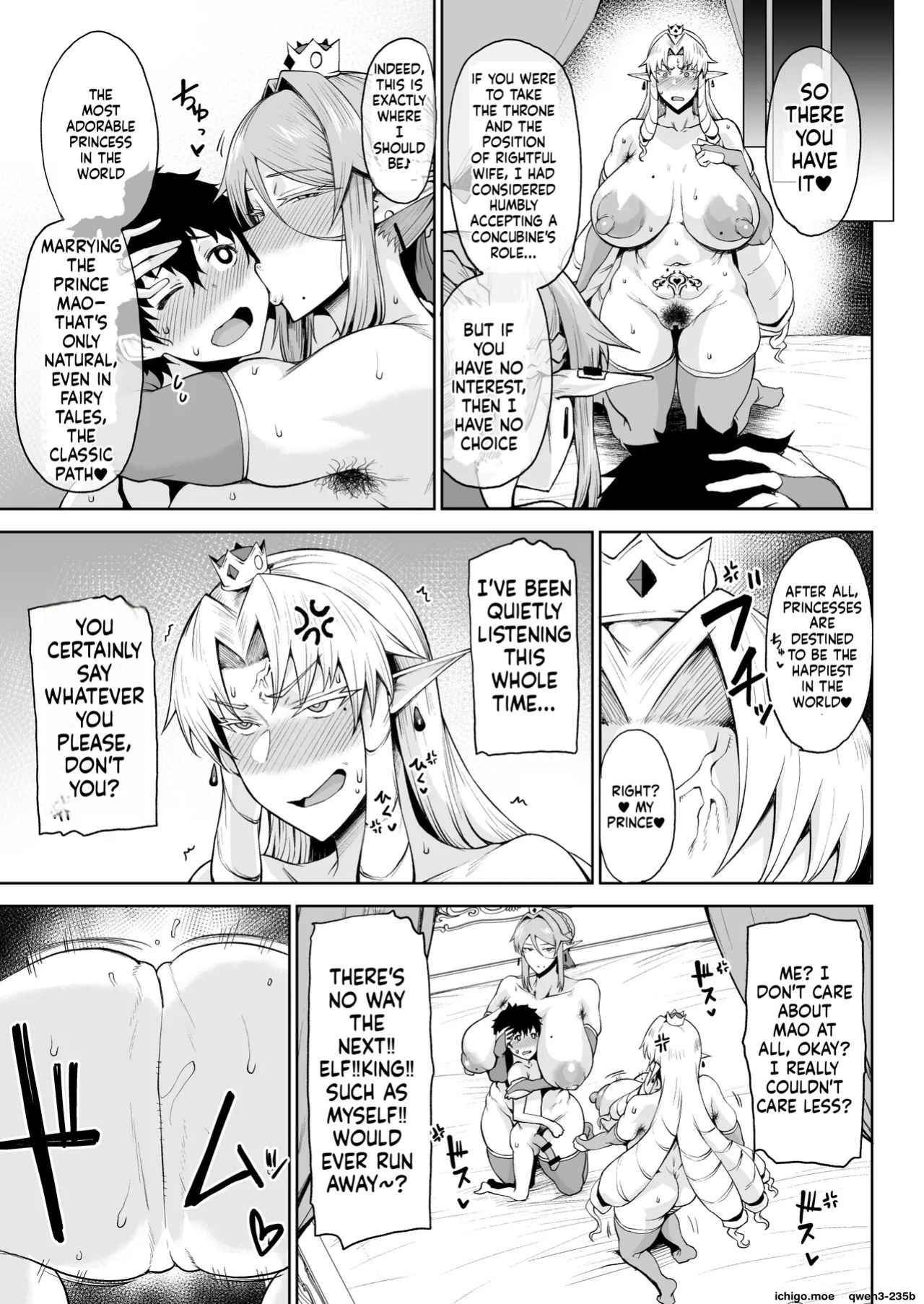 [Tanic Ya (Okutani Tanishi)] Ouken Sandatsu II - Royal Power Usurpation ~Ochinpo Ippon de Oukoku Houkai Oukyuu wa Chinpo no Yuenchi~ [English] [Digital]