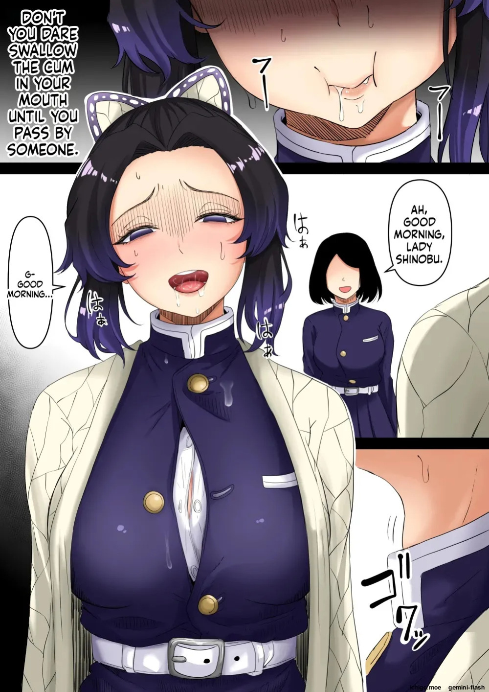 [Goma Gorilla] Yowami o Nigiraretappoi Kochou Shinobu (Kimetsu no Yaiba)
