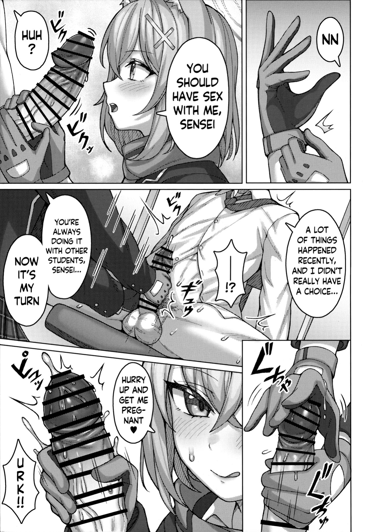 (C105) [Usagi-ya (Togami)] Nn, Haramasete (Blue Archive) [English]