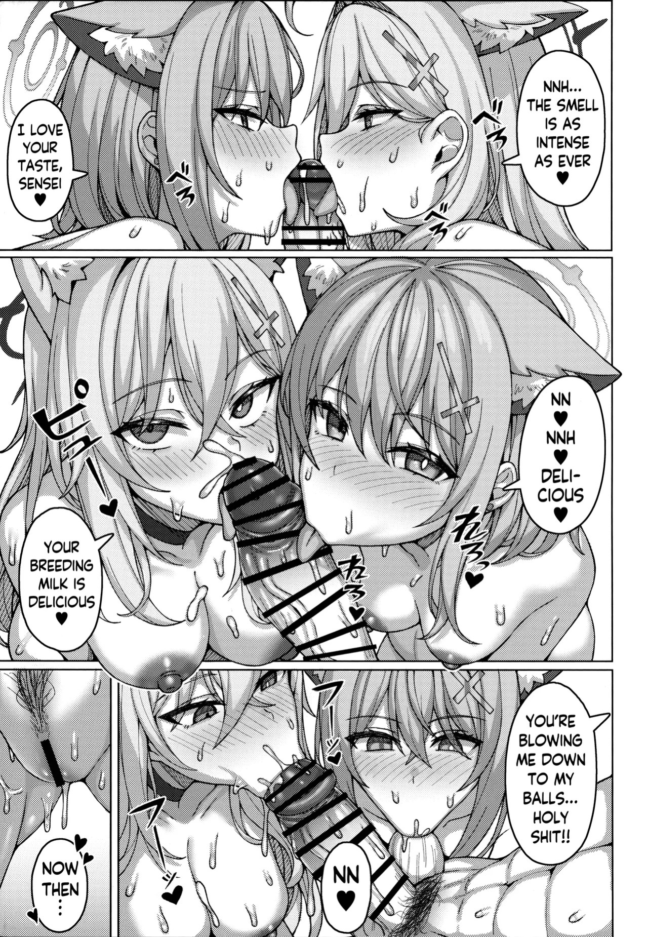 (C105) [Usagi-ya (Togami)] Nn, Haramasete (Blue Archive) [English]