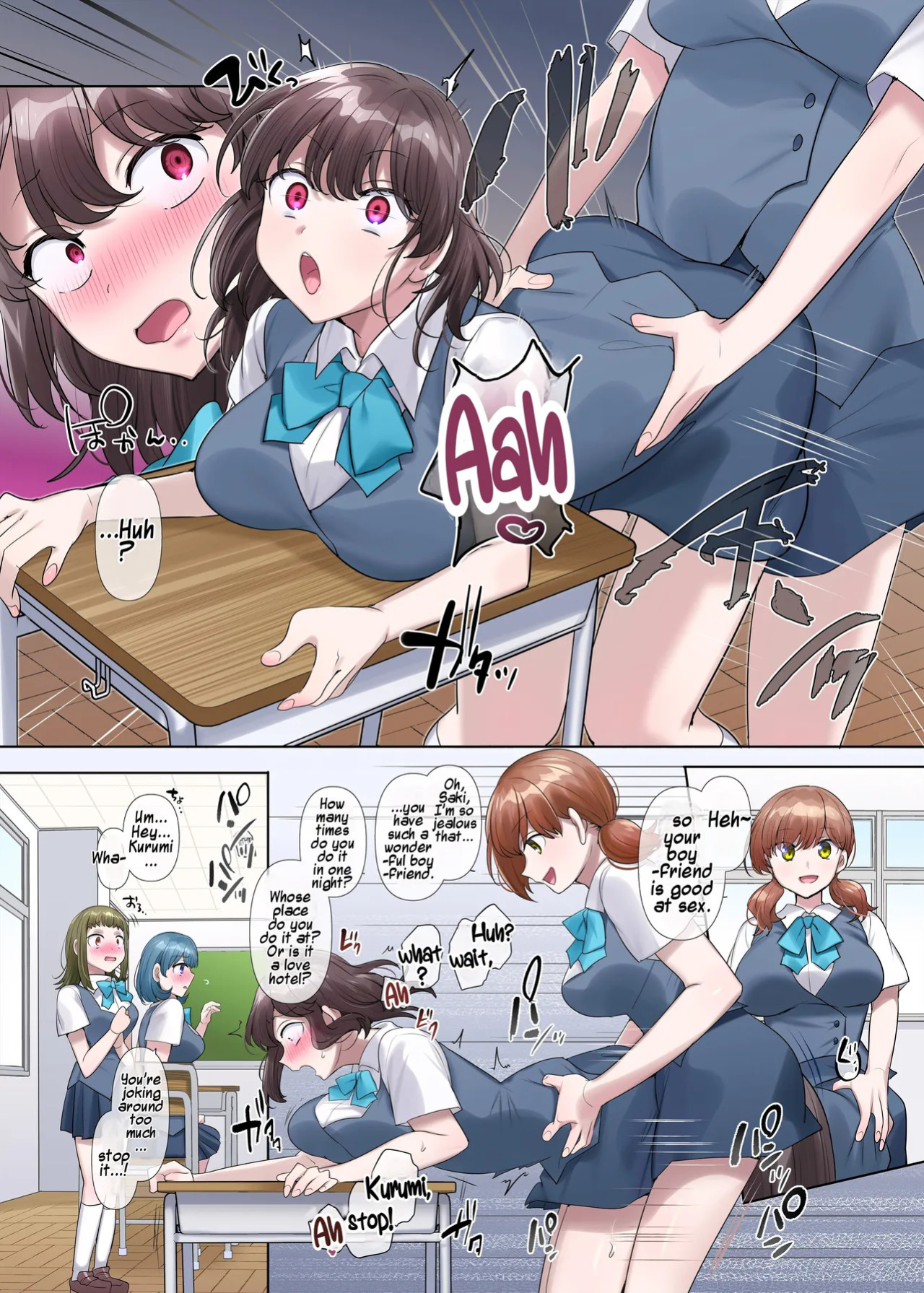 [Hiiragi Popura] Inokori seibutsu-shitsu | Detention in the Biology Lab (Hyoui, Osuki desu ka?) [English] [Maika]
