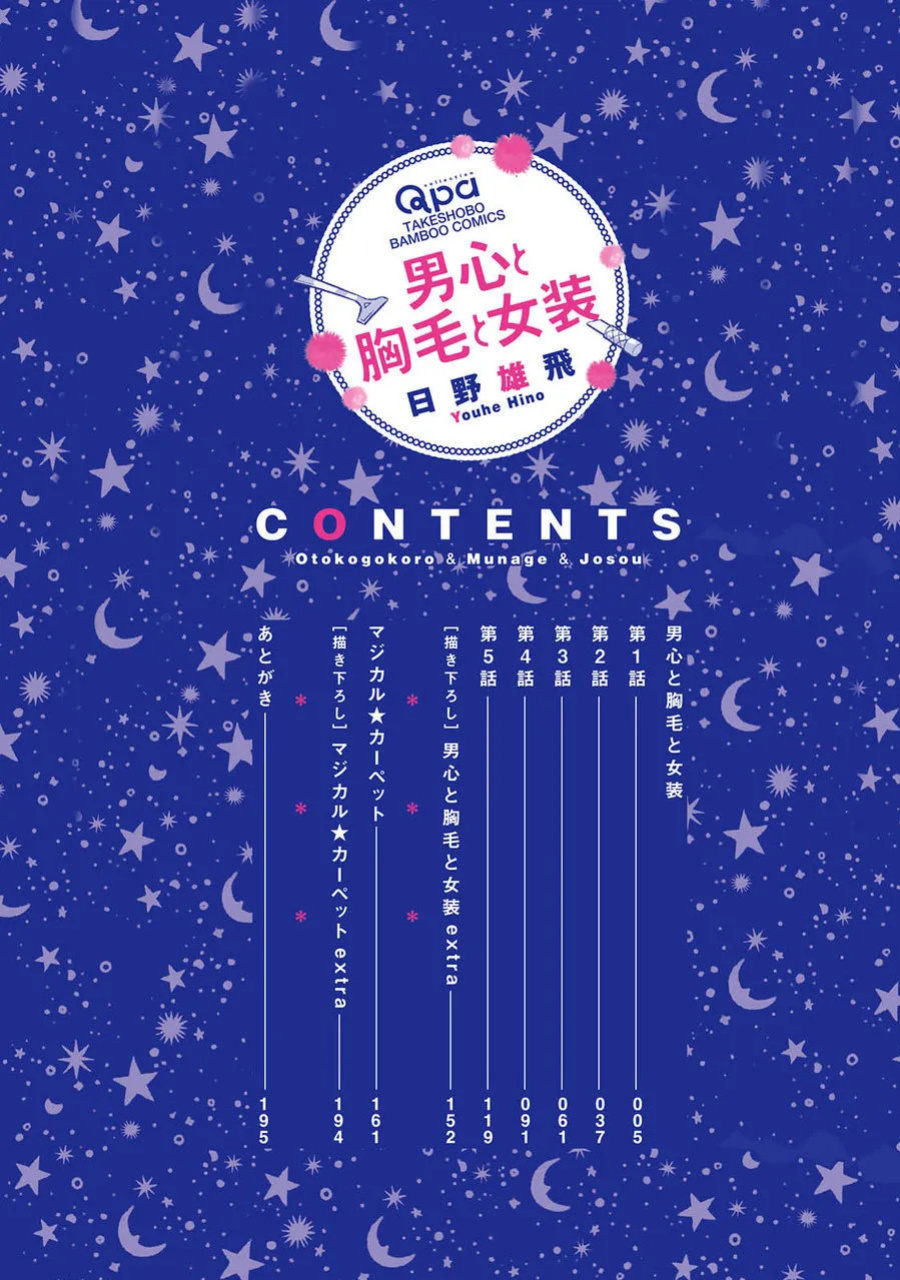 [HINO Youhe] A Man's Heart, Chest Hair, and Cross-Dressing [English] [asssssakurrra]