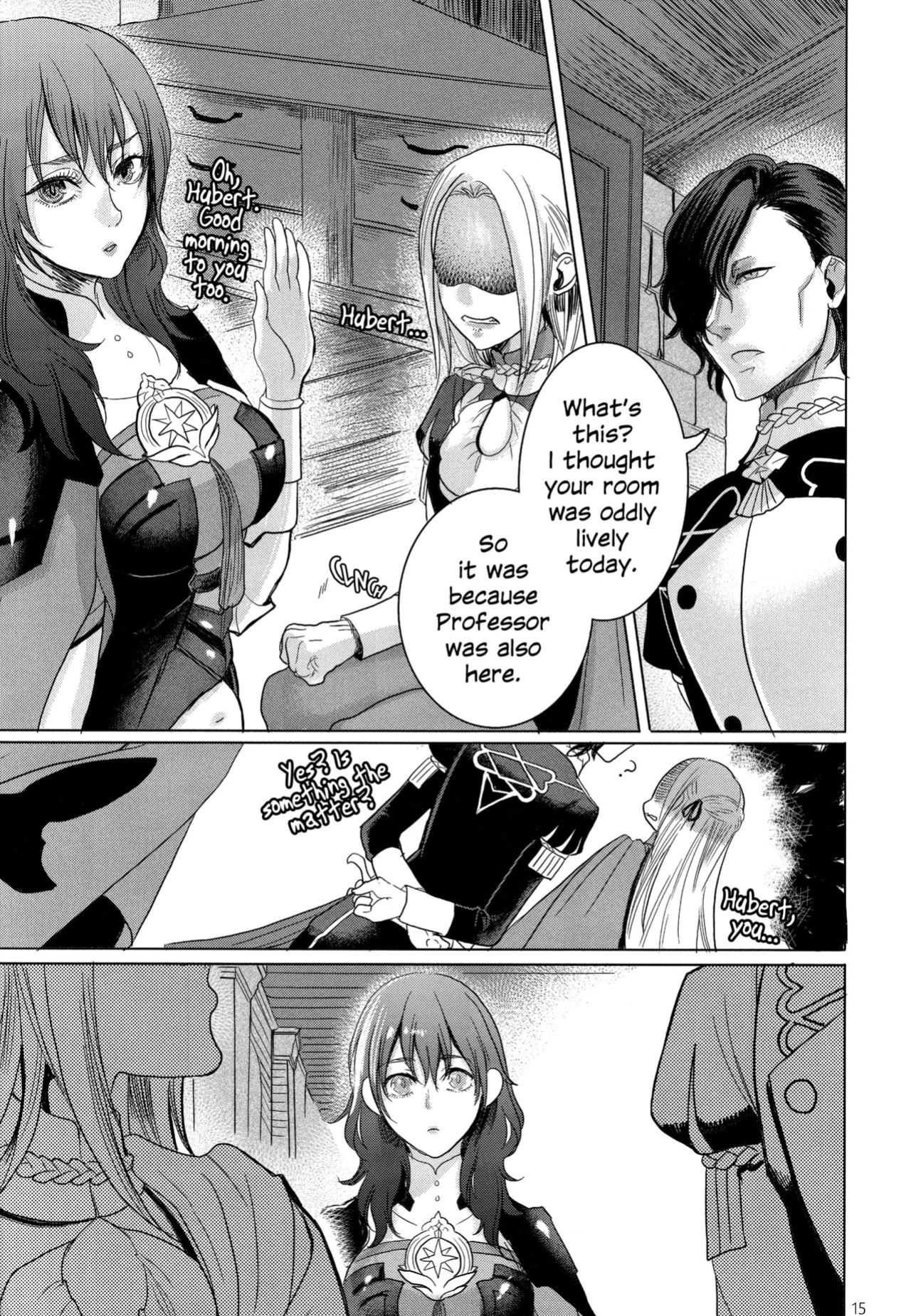 (Kokuin no Hokori 9) [Zero Dollars Junk (Masaki Kazuyoshi)] IPU - Invisible Pink Unicorn (Fire Emblem: Three Houses) [English]