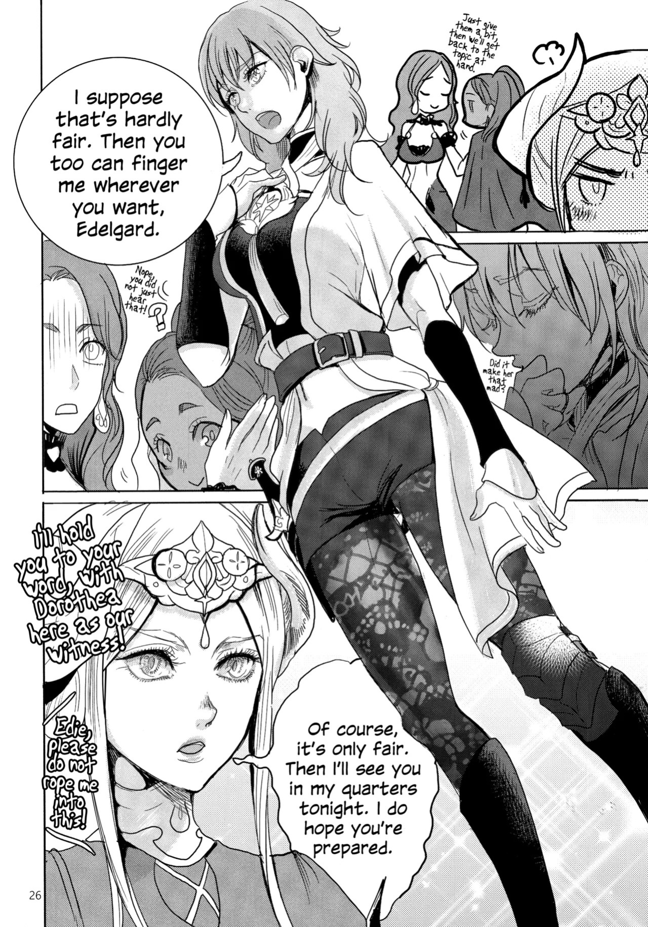 (Kokuin no Hokori 9) [Zero Dollars Junk (Masaki Kazuyoshi)] IPU - Invisible Pink Unicorn (Fire Emblem: Three Houses) [English]