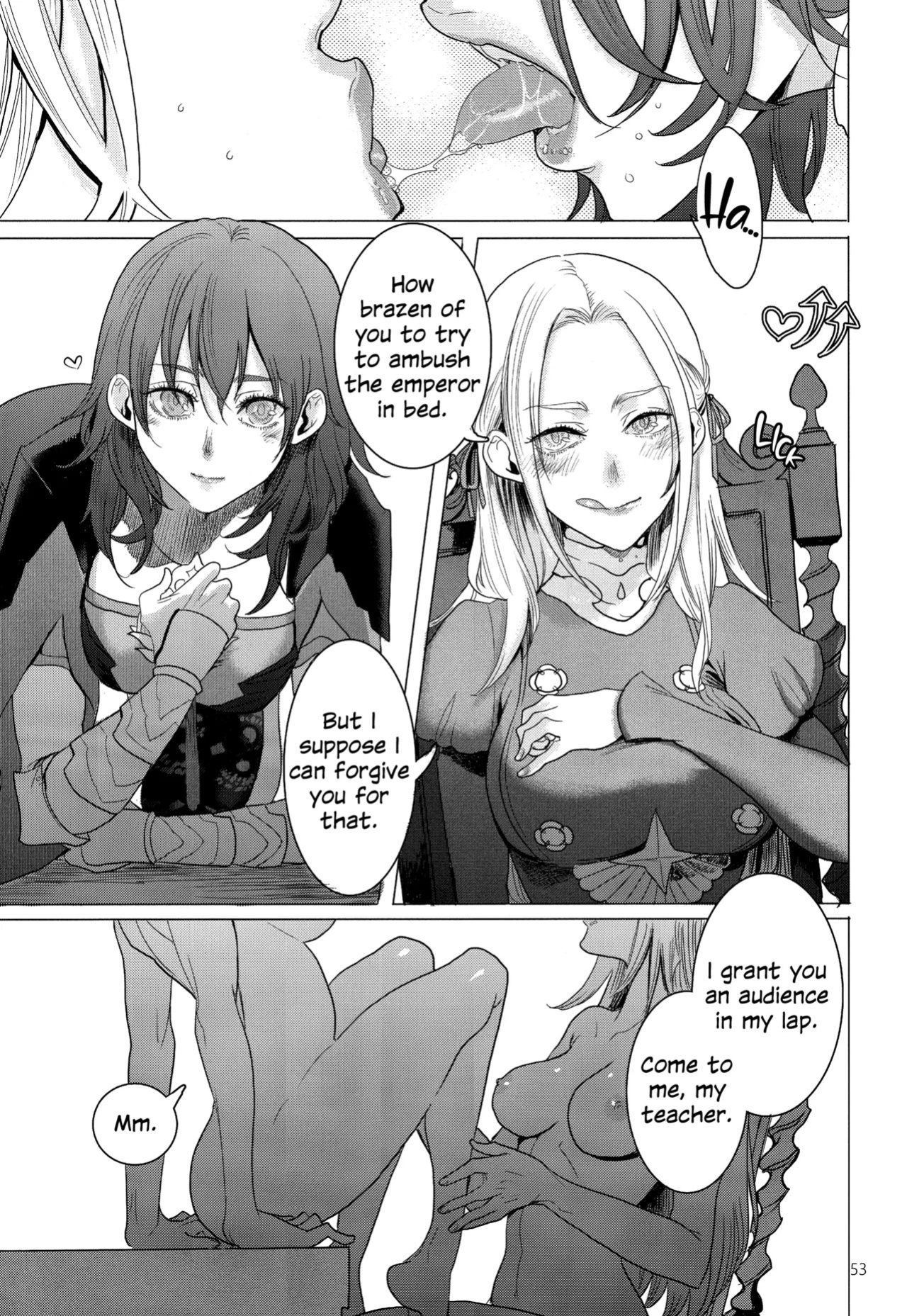 (Kokuin no Hokori 9) [Zero Dollars Junk (Masaki Kazuyoshi)] IPU - Invisible Pink Unicorn (Fire Emblem: Three Houses) [English]
