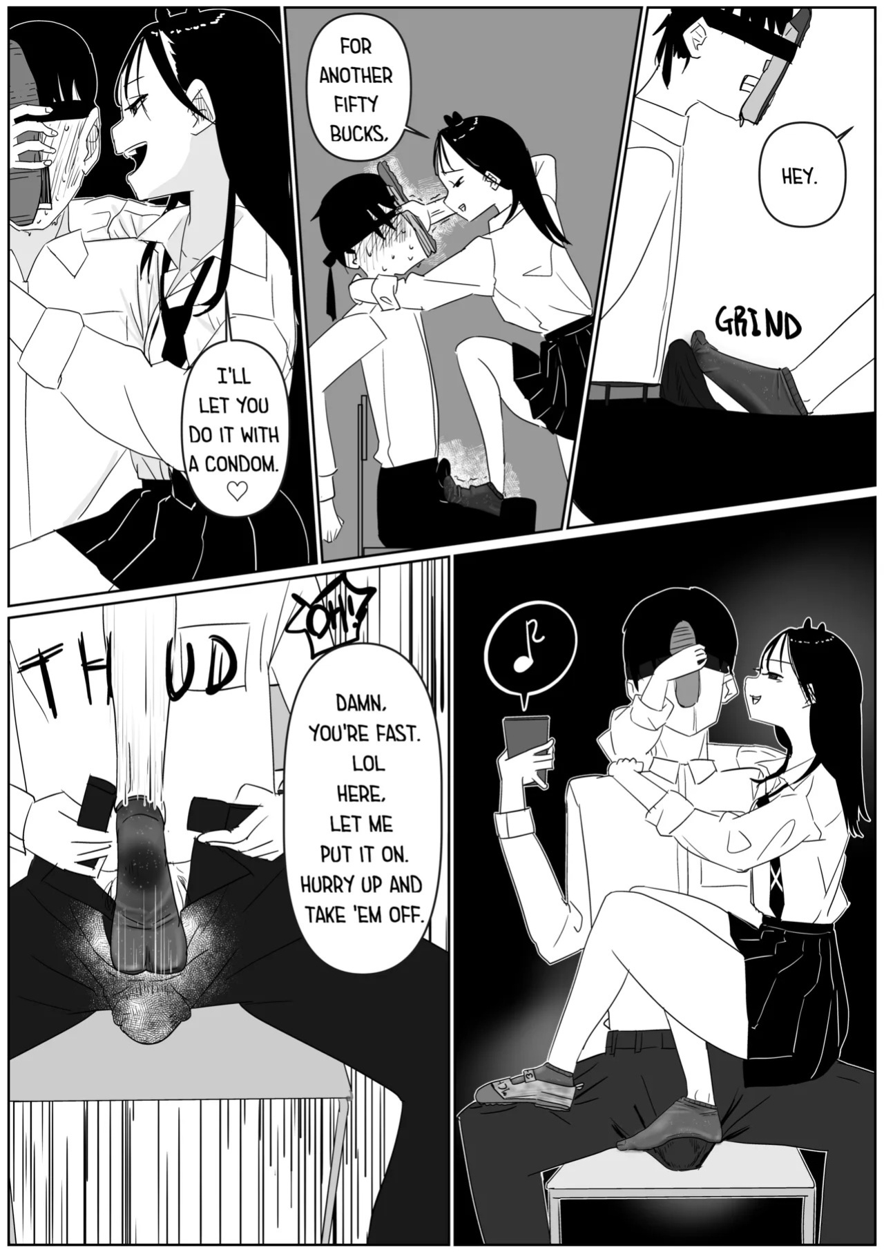 [Sockshop / ヤバい靴下屋さん] Forced to Buy Classmate's Stinky Socks