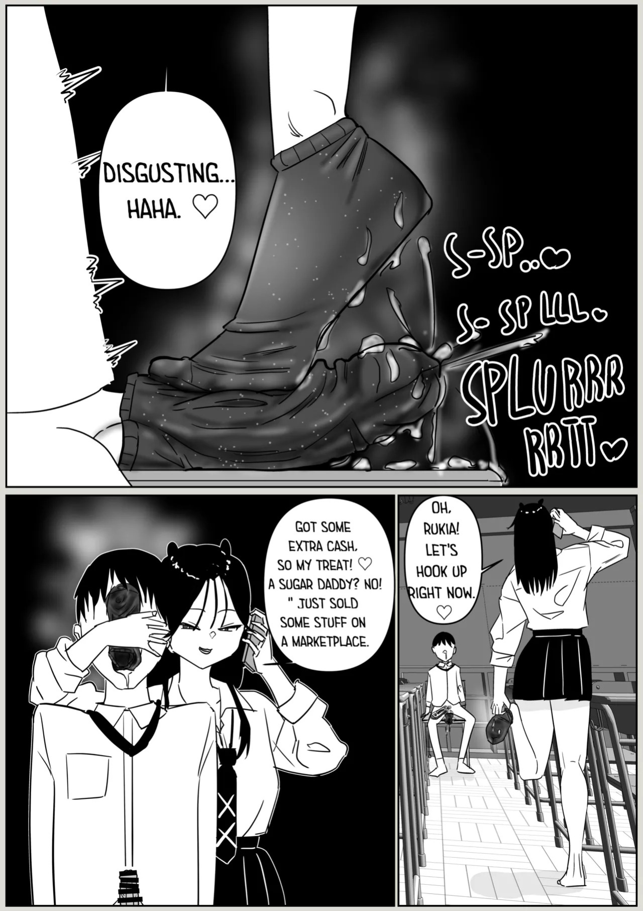 [Sockshop / ヤバい靴下屋さん] Forced to Buy Classmate's Stinky Socks