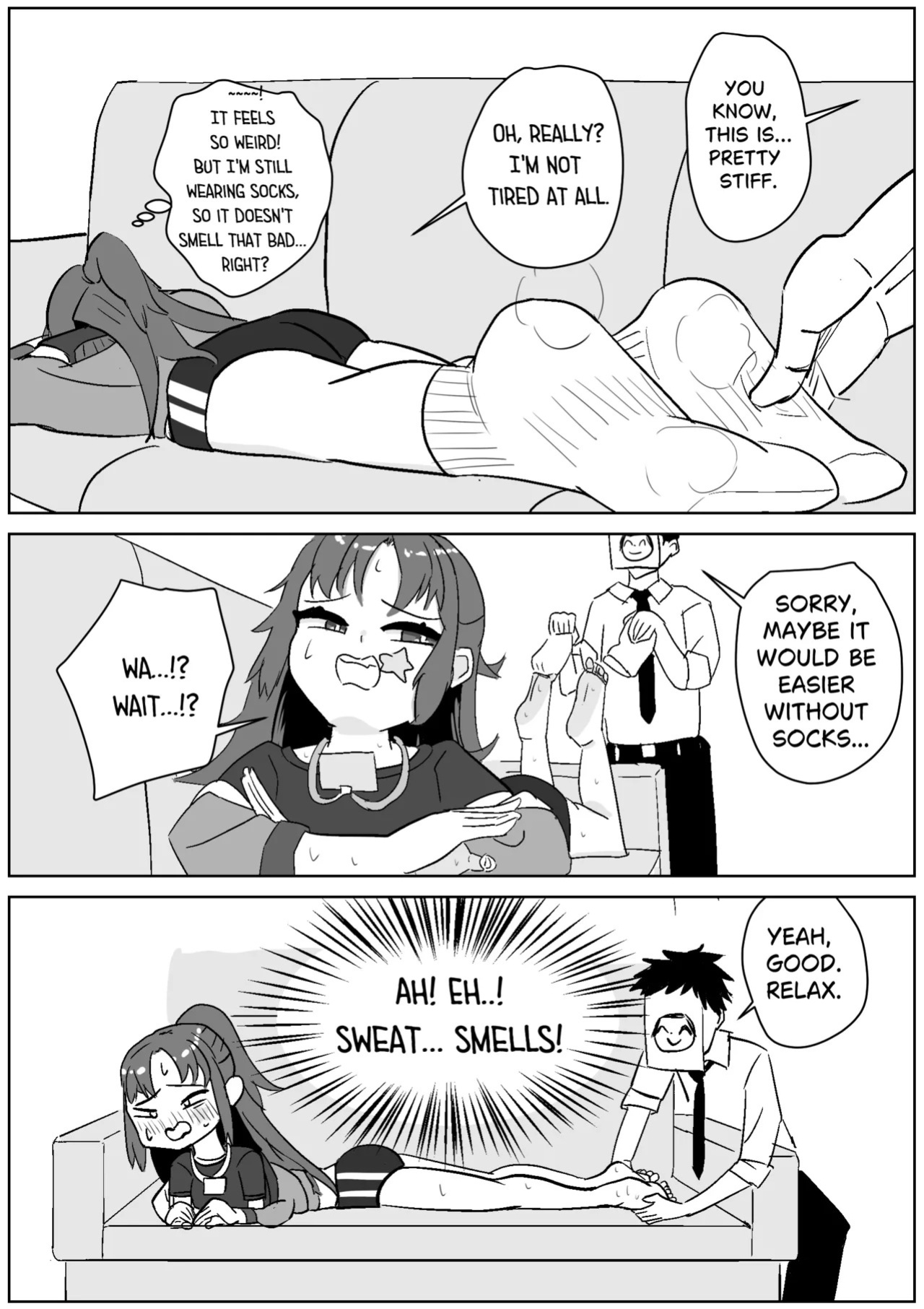 [Sockshop / ヤバい靴下屋さん] Foot Massage for (Sportswear) Yuuka