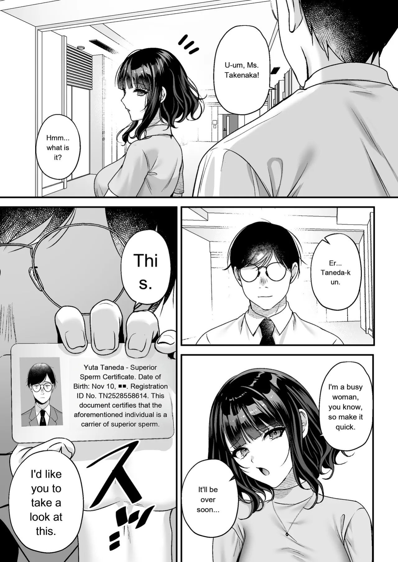 [Minamihamaya (Minamihama Yoriko)] Tanetsuke License ~Onna Joushi Wakarase Hen~ | Breeding License: Teaching My Female Boss a Lesson Edition [English] [MTL]