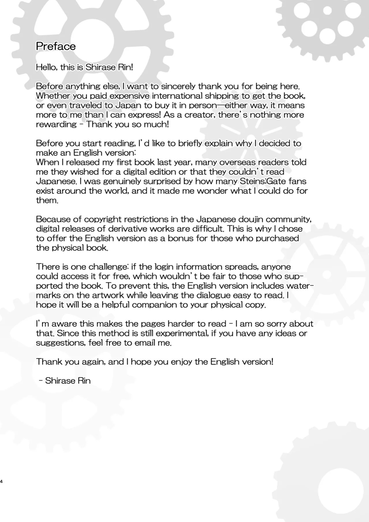 [Shirase Rin (Shirase Rin)] Gensou Takutaku no Bunny Code | Bunny Code of Phantasmal Link (Steins;Gate) [English]