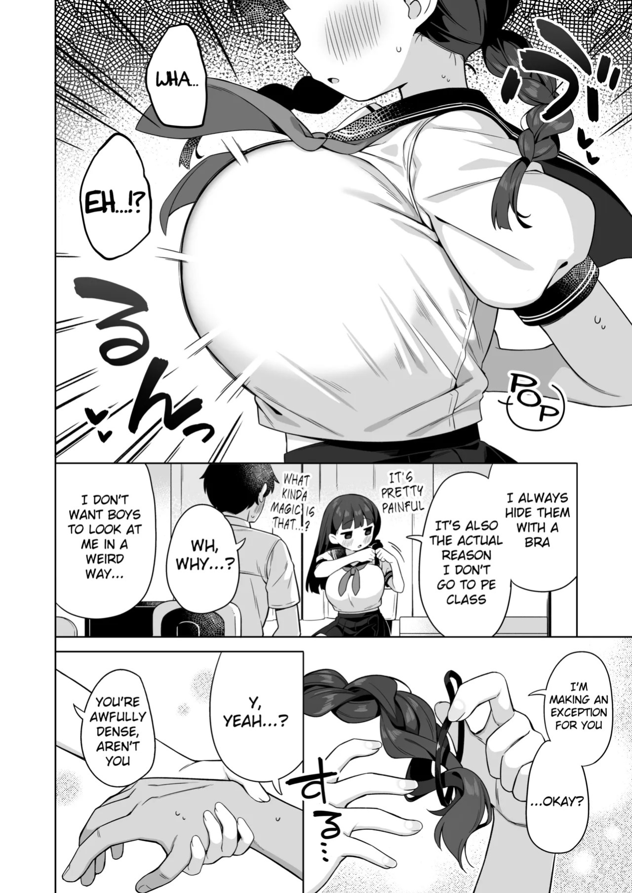 [Mukuton Kyouju to Soratobu Potato. (Gyuuhimochi)] Chinmai Iinchou wa Ore ni dake Himitsu o Misete Kureru [English] [Digital]