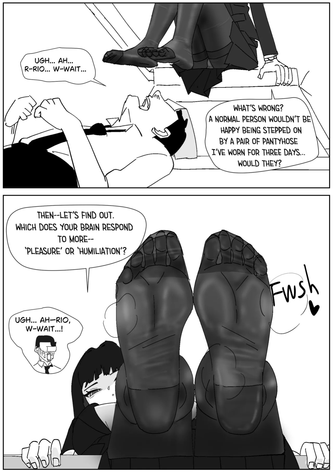 [Sockshop / ヤバい靴下屋さん] Rio’s Three-day-worn, Stinking Pantyhose