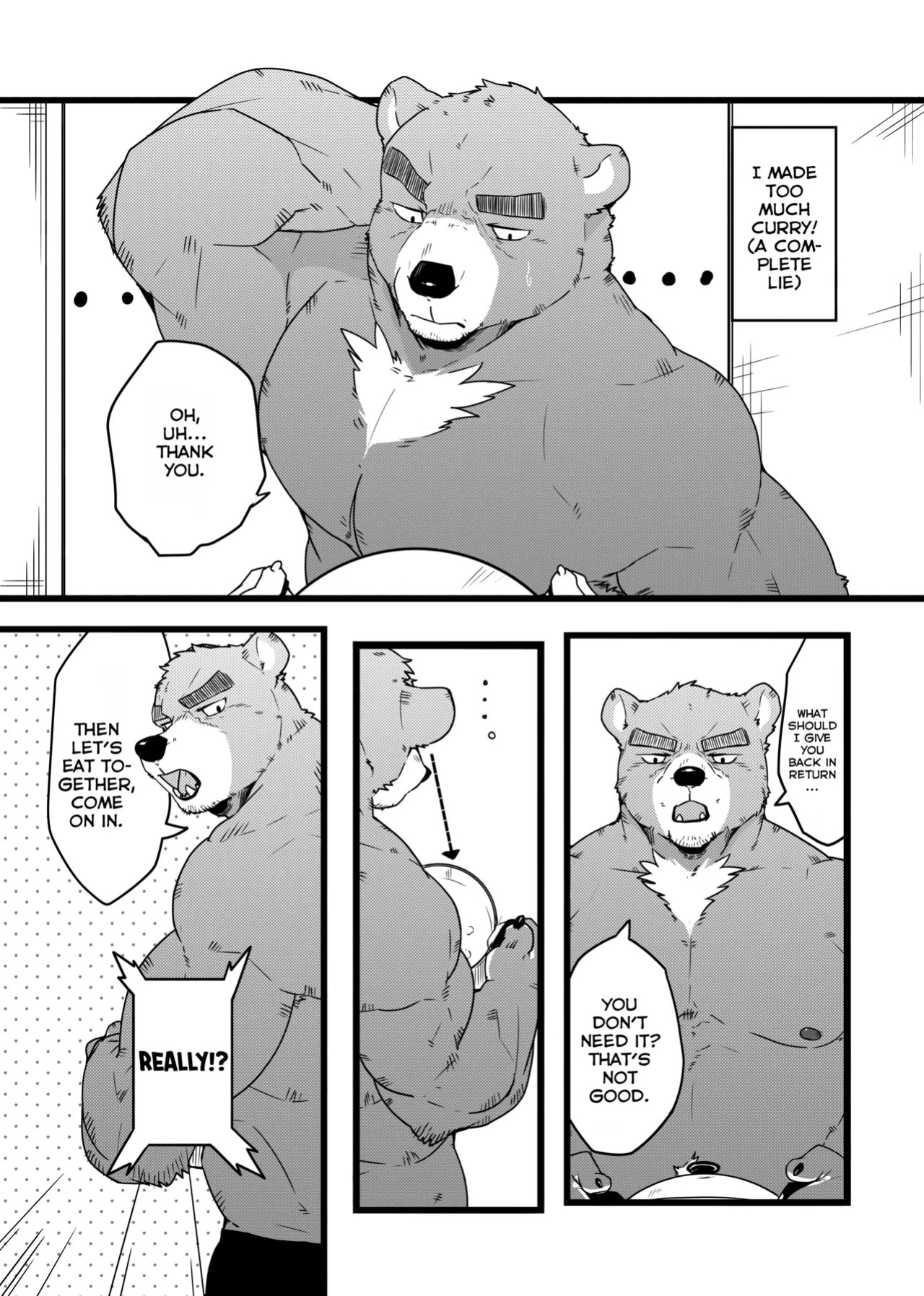 [doggycoffee] A story about having sex with a middle-aged bear [English]