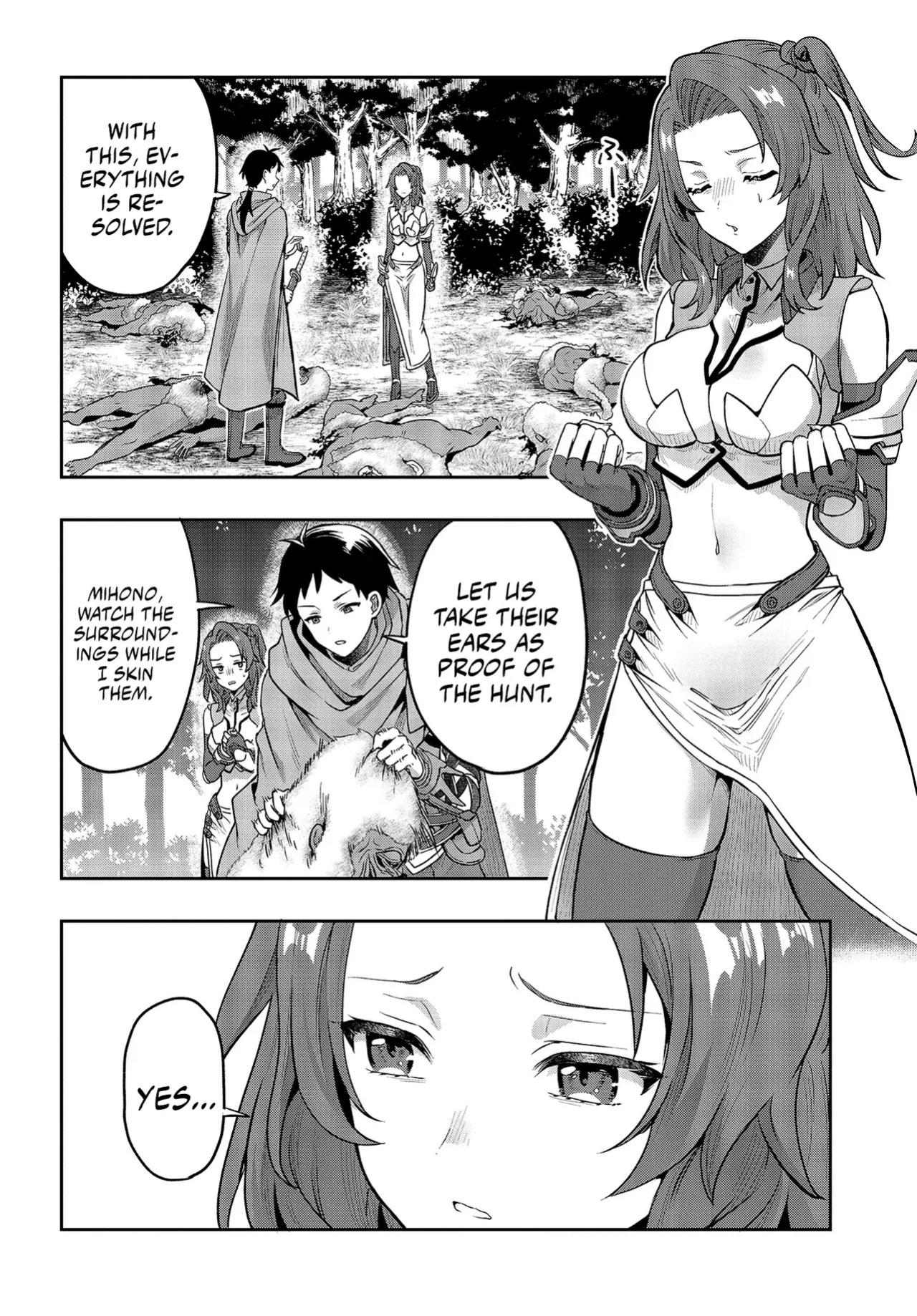 [Ougon no Kuroyagi, Hara Tsumoi] Haburare Zukai no Isekai Boukenta | The Adventure of a Rune Master Ch. 4 [English]