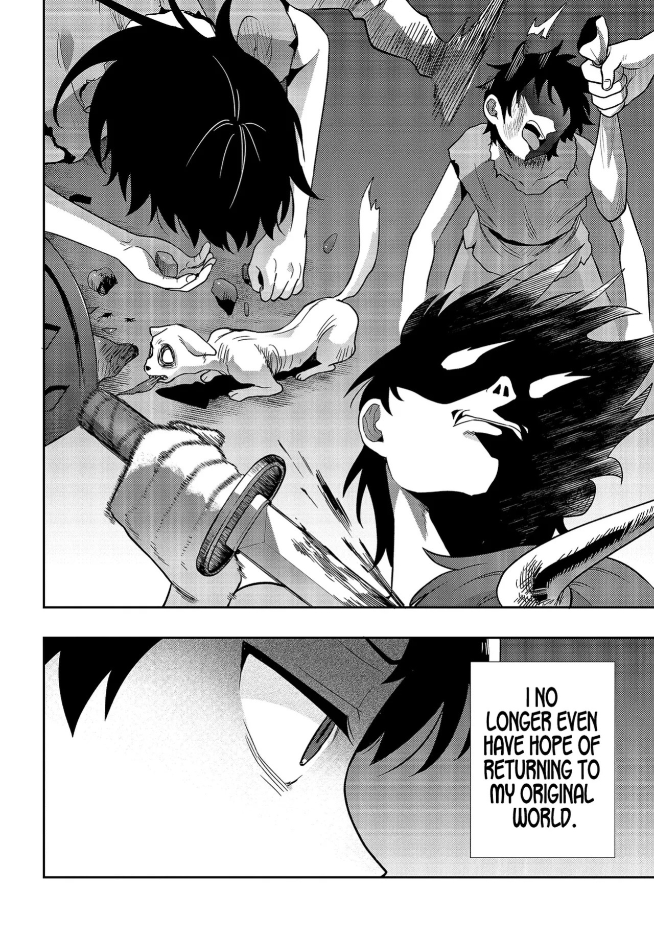 [Ougon no Kuroyagi, Hara Tsumoi] Haburare Zukai no Isekai Boukenta | The Adventure of a Rune Master Ch.2 [English]