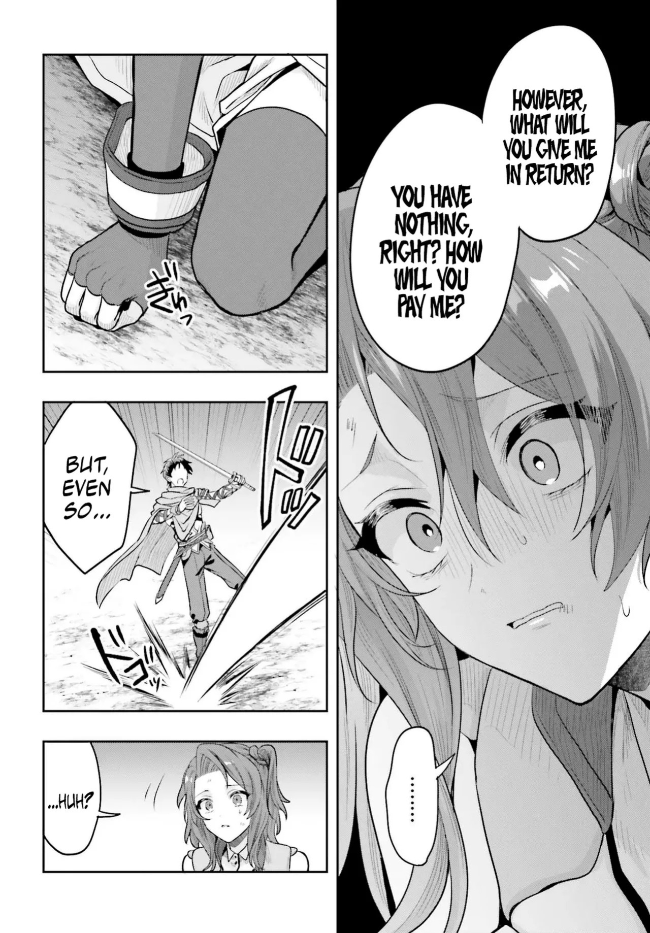 [Ougon no Kuroyagi, Hara Tsumoi] Haburare Zukai no Isekai Boukenta | The Adventure of a Rune Master Ch. 1 [English]