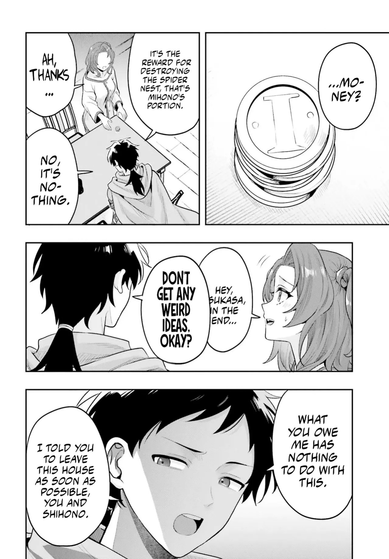 [Ougon no Kuroyagi, Hara Tsumoi] Haburare Zukai no Isekai Boukenta | The Adventure of a Rune Master Ch. 1 [English]