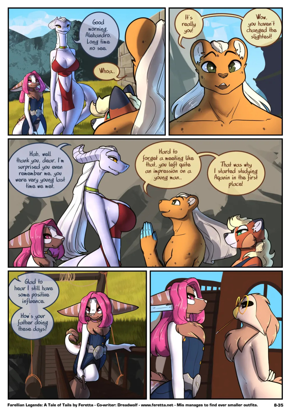 [Feretta] A Tale of Tails: Chapter 8 - Power Play (ongoing) (on break untill around mid september)