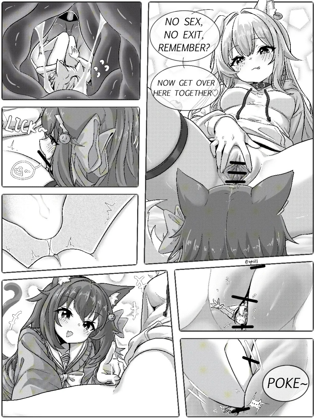 [opclll] 不色色就出不去的房间！