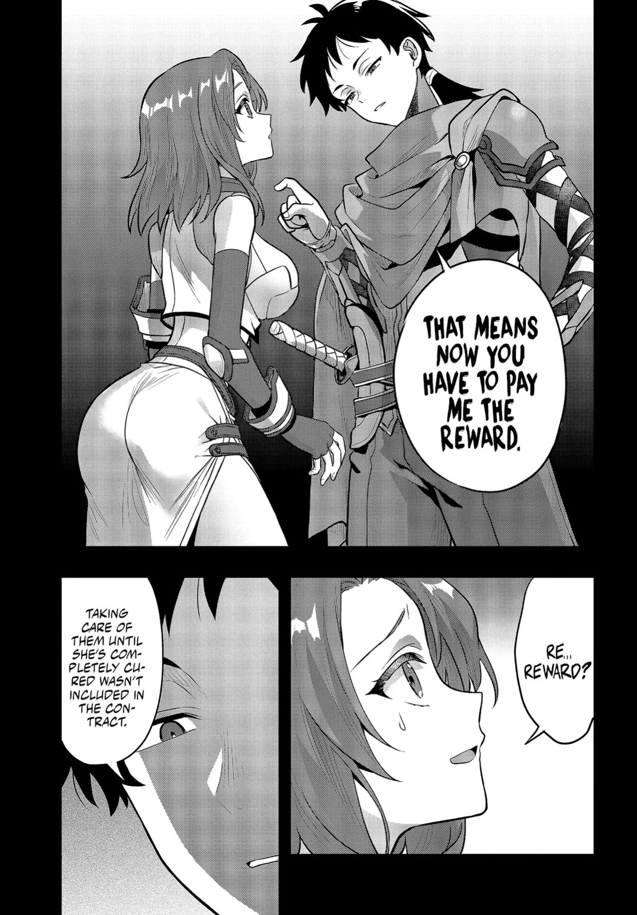 [Ougon no Kuroyagi, Hara Tsumoi] Haburare Zukai no Isekai Boukenta | The Adventure of a Rune Master Ch. 3 [English]