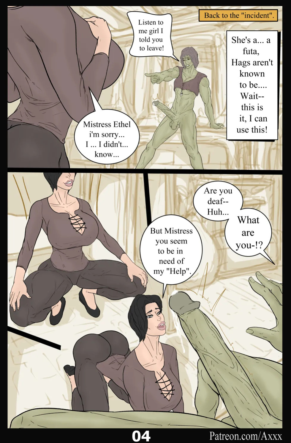[Axxx] Futa Love: Hag's Witch!
