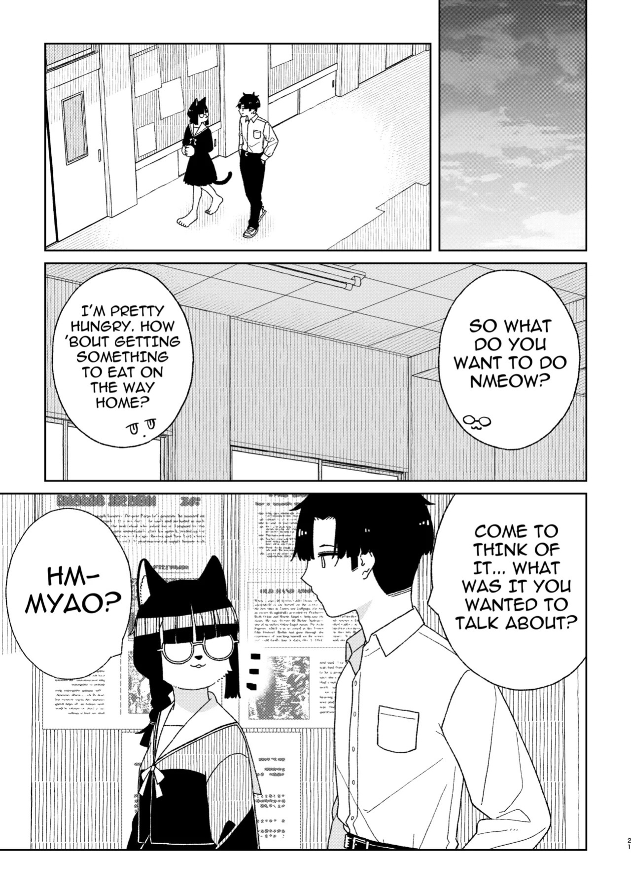 [Osanpo Milk (Mutsuna Yajiro)] Neko no Te "o" Karitai [English] [QuickAndDirty]