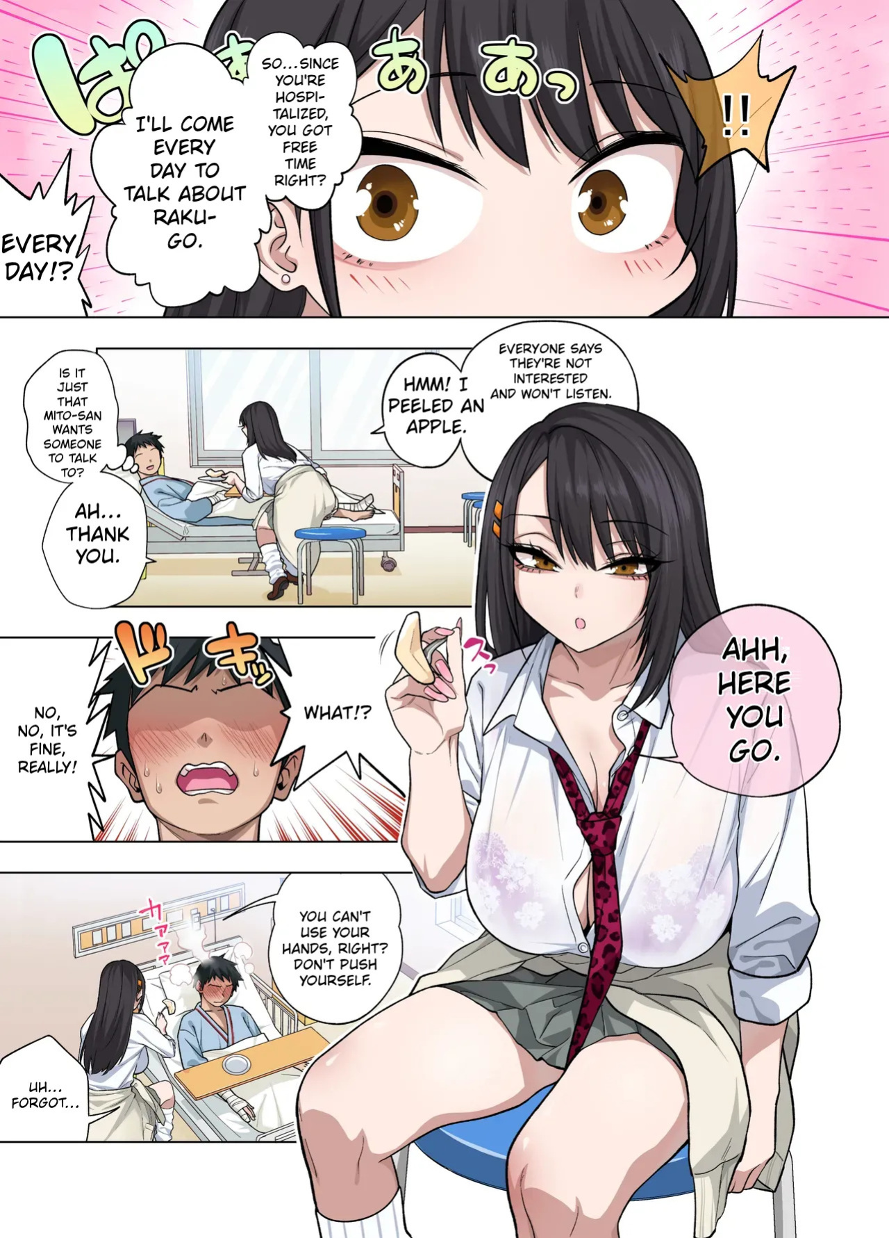 [Gujira 4 Gou (Gujira)] Nuite Moraimakuri Nyuuin Seikatsu ~Tasuketa Cool-Gyaru wa Jitsu wa Sukebe deshita~ [English]