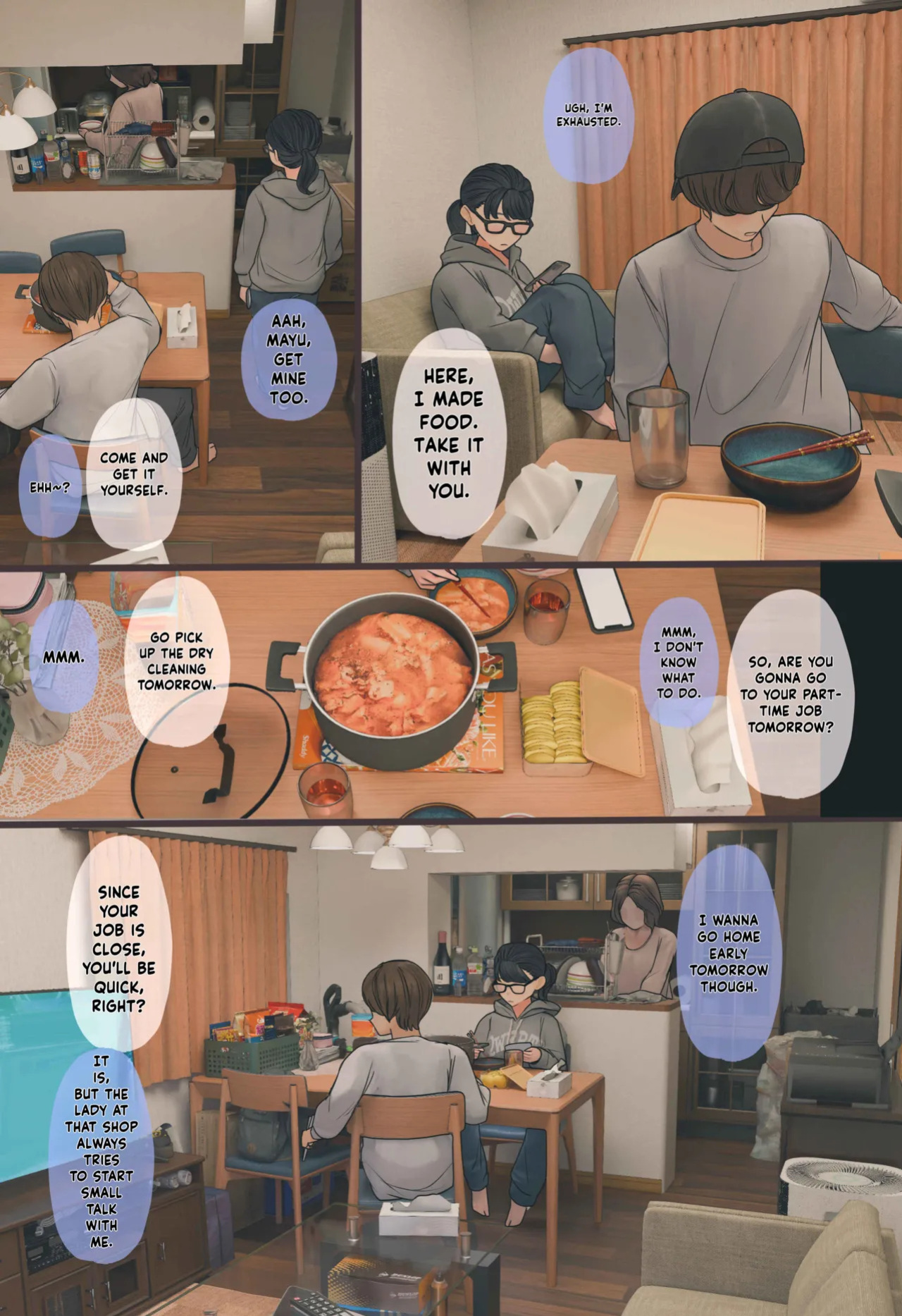 ENG AI Translated [Hanpatsu Zokusei] Mayu-chan EP 1 - 4
