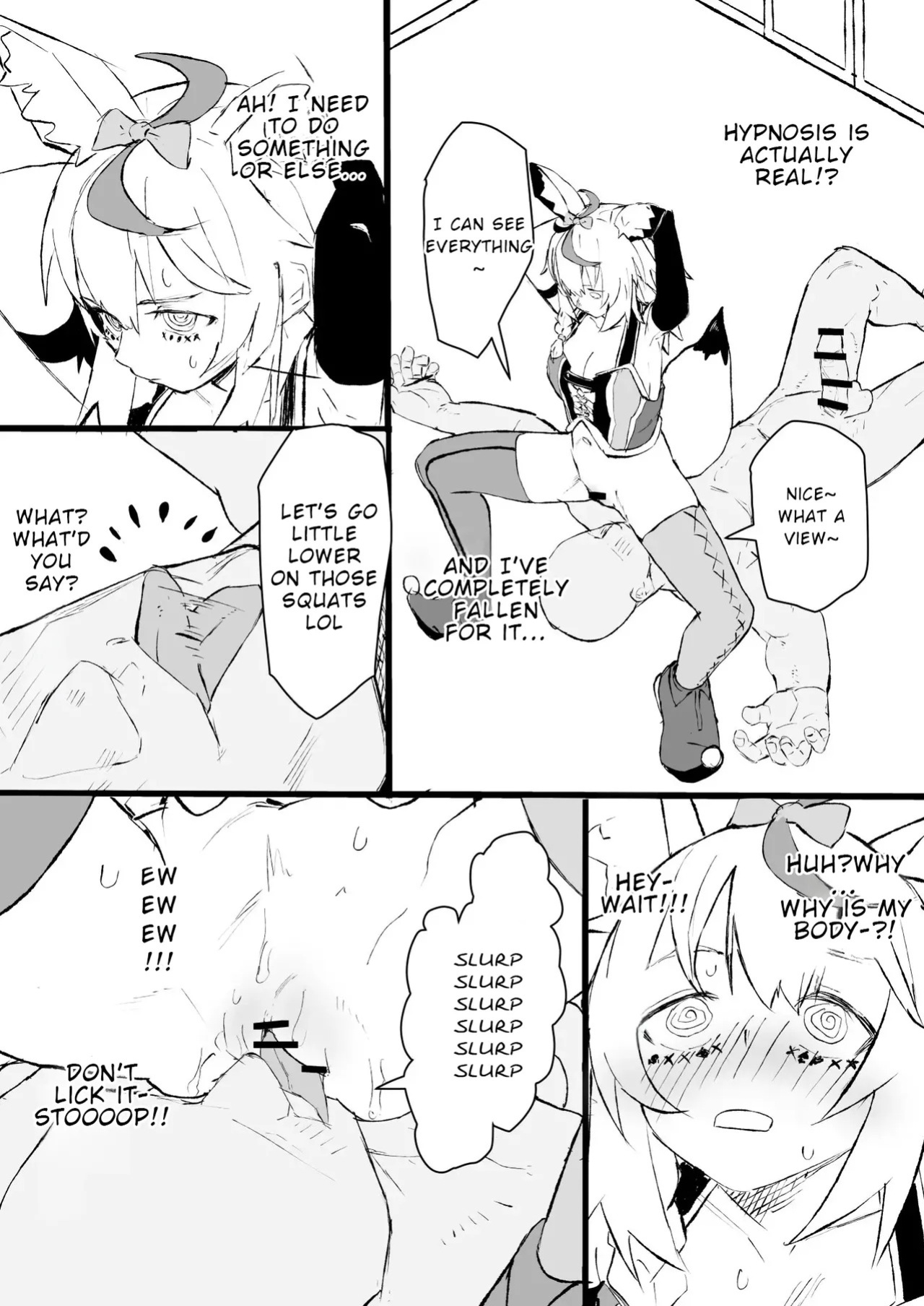 [Uzura Dobin] PLK Leader and the Hypnosis Technique (Hololive)