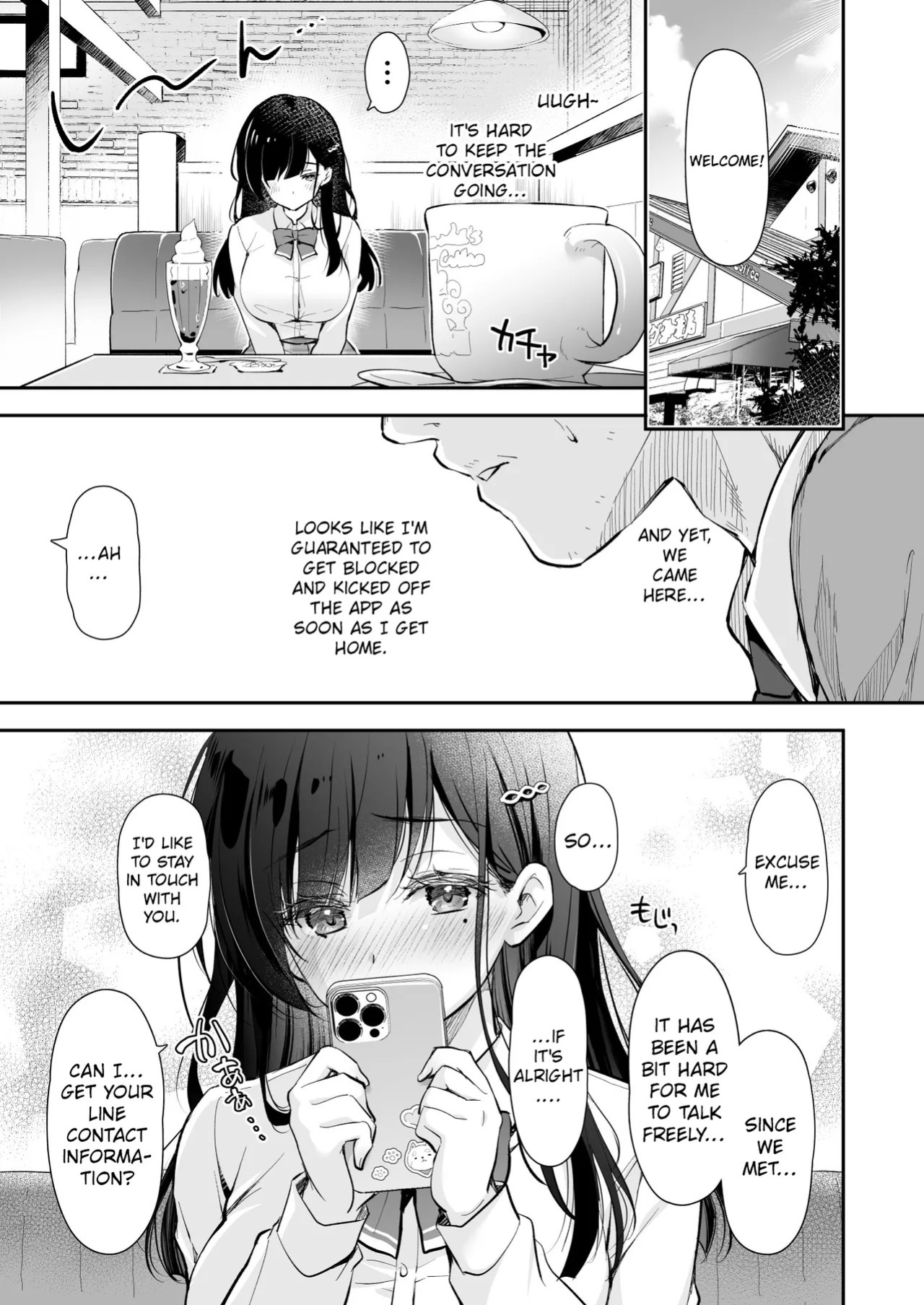 [Kaiyuu Kikaku (Suzui Narumi)] Best Match Kanojo -Seiso JK to Oji-san ga Appli de Deatte Amaama Ecchi- - Best Matching Girlfriend [English] [Digital]