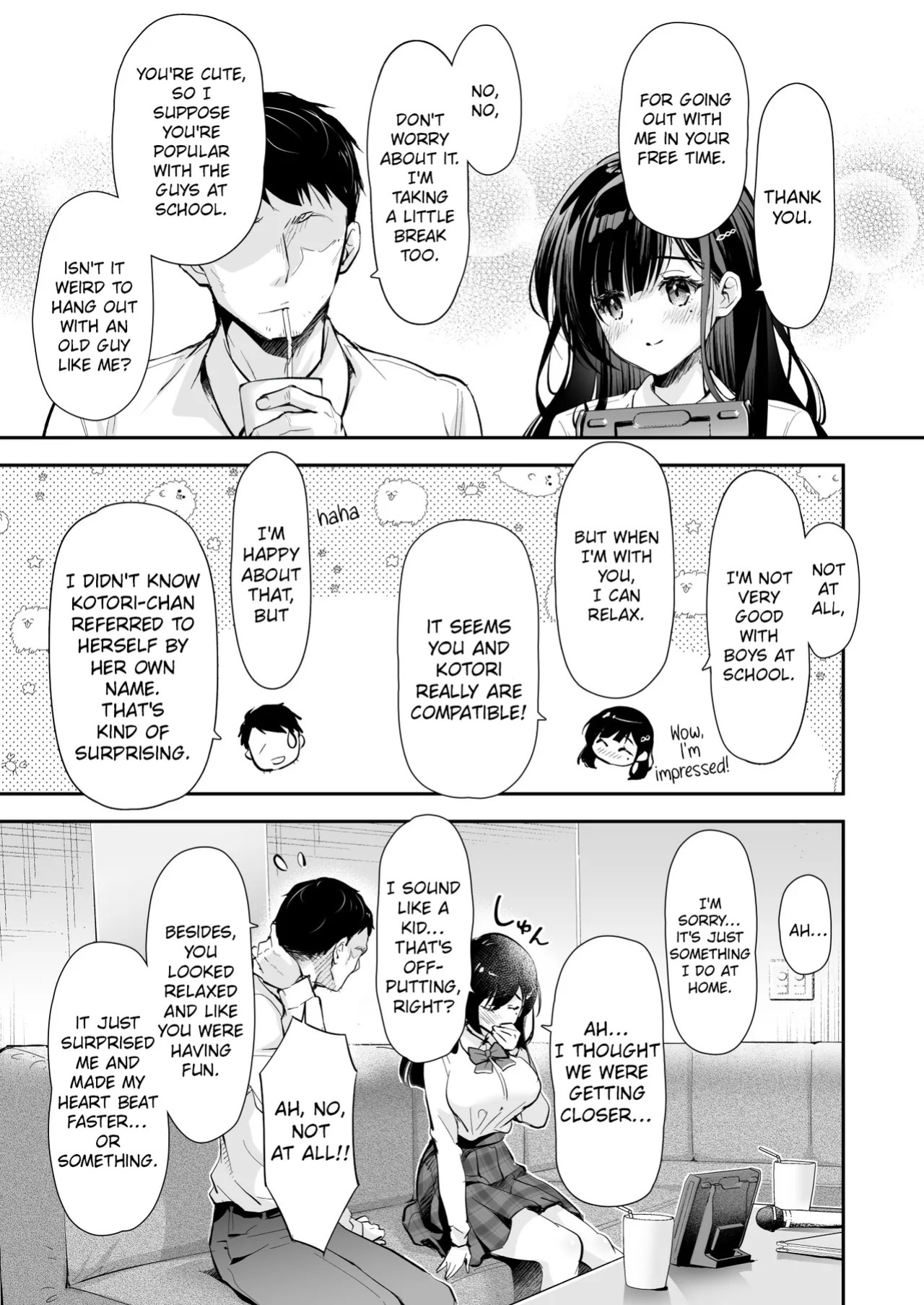 [Kaiyuu Kikaku (Suzui Narumi)] Best Match Kanojo -Seiso JK to Oji-san ga Appli de Deatte Amaama Ecchi- - Best Matching Girlfriend [English] [Digital]