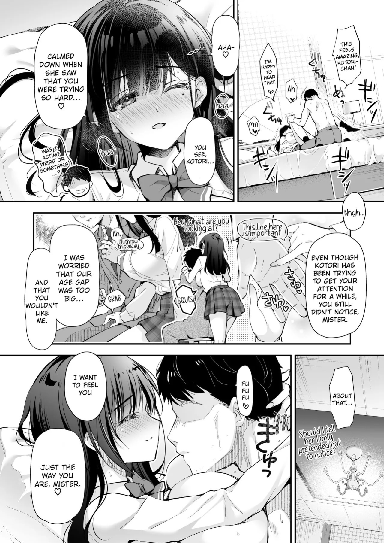 [Kaiyuu Kikaku (Suzui Narumi)] Best Match Kanojo -Seiso JK to Oji-san ga Appli de Deatte Amaama Ecchi- - Best Matching Girlfriend [English] [Digital]
