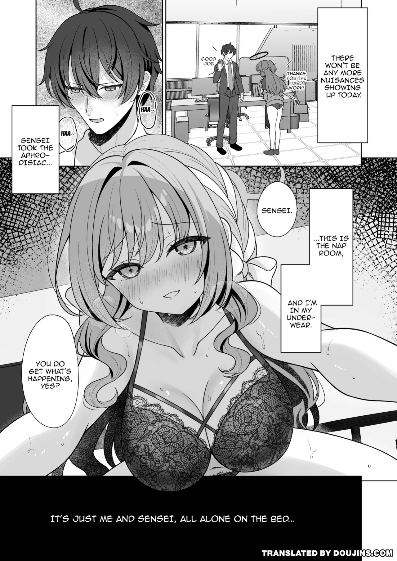 [Kurumi no Atelier (Futaba Kurumi)] Sakurai Miyo no Kanzen Hanzai | Sakurai Miyo's Perfect Crime (Blue Archive) [English] {Doujins.com} [Digital]
