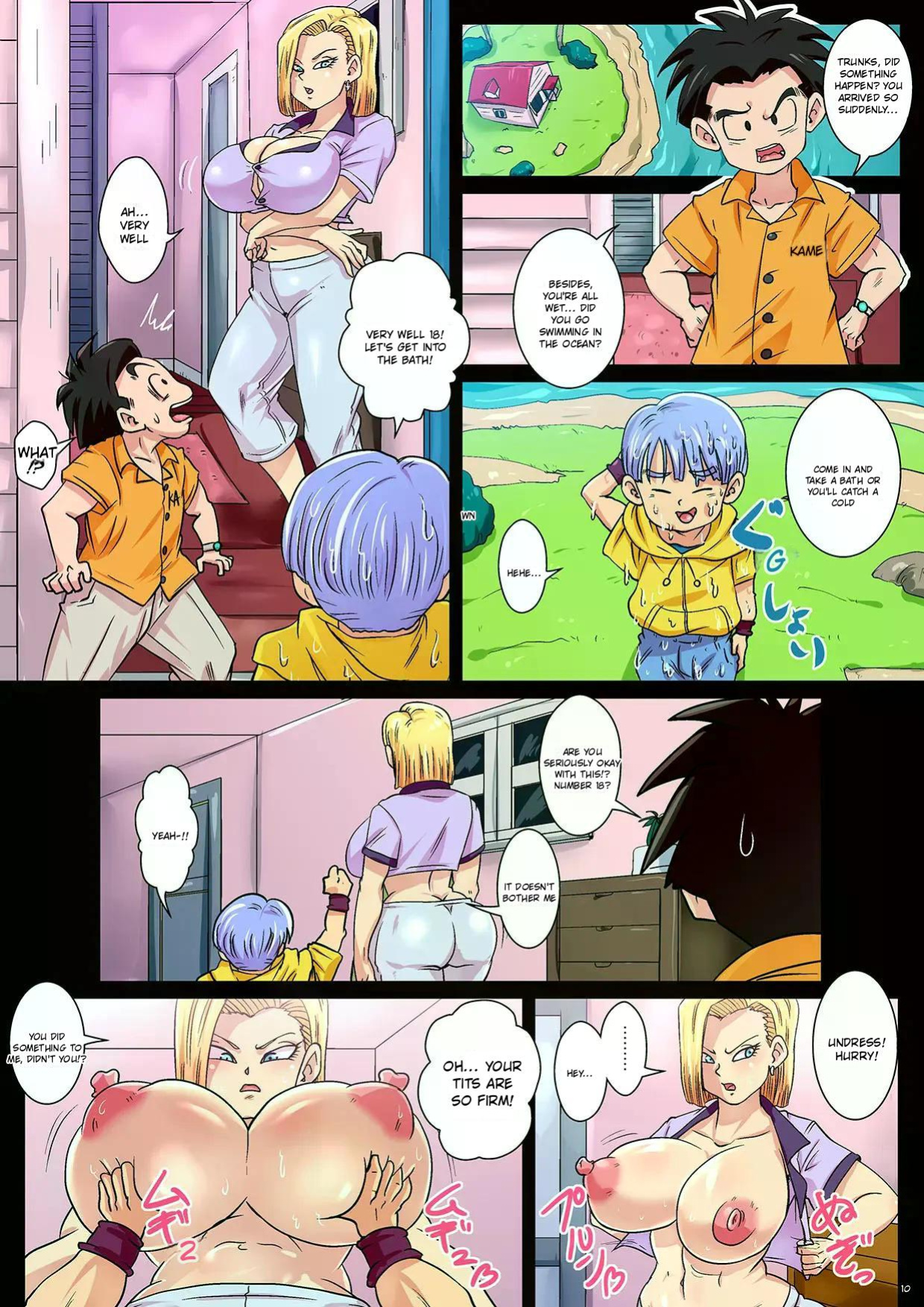 [Yuzuponz (Rikka Kai)] Doeroi Pacolife Trunks no Himitsu no Negaigoto (Dragon Ball) [English] [Digital]