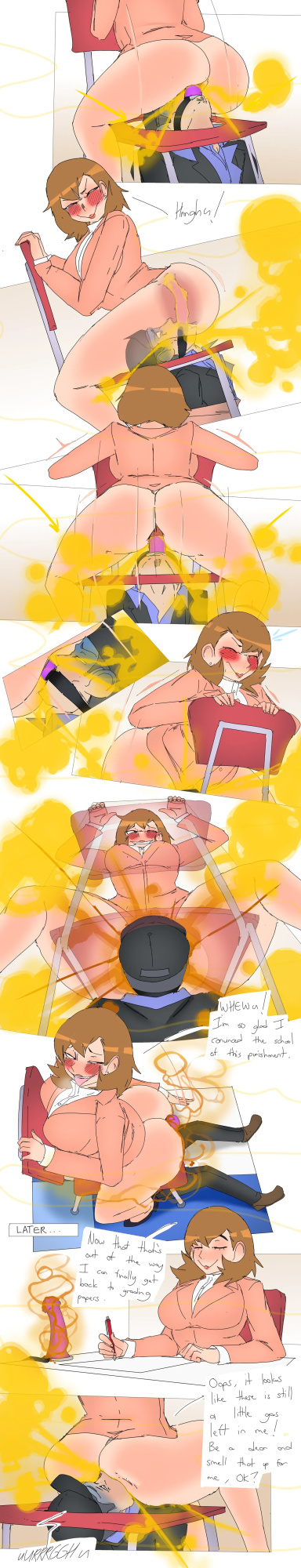 [Lazei] Junpei being used as a Chair by Persona 3 Girls