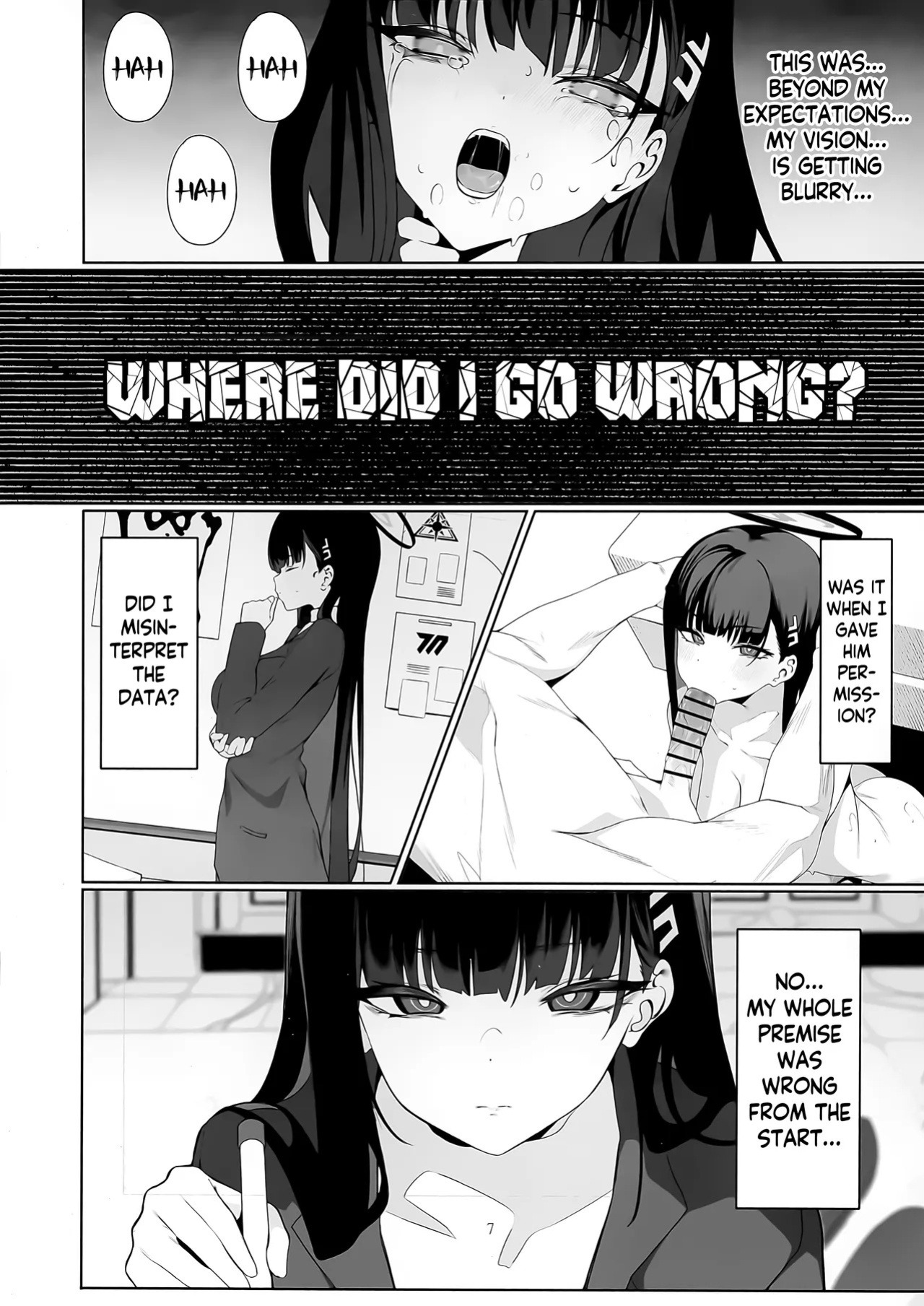 (C106) [Happy Mayonnaise (Asla)] Sensei Kore wa Watashi no Handan desu Douzo Goriyou Kudasai (Blue Archive) [English]