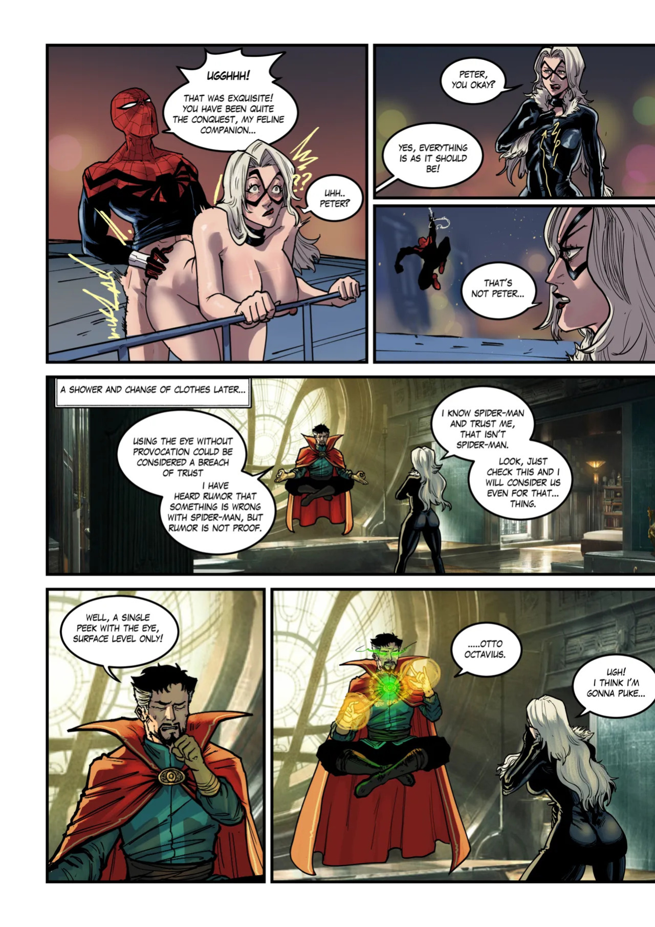 Black Cat - Superior Spider Man Birth Of Octo-Pussy - Technology Swap- Possession Hub