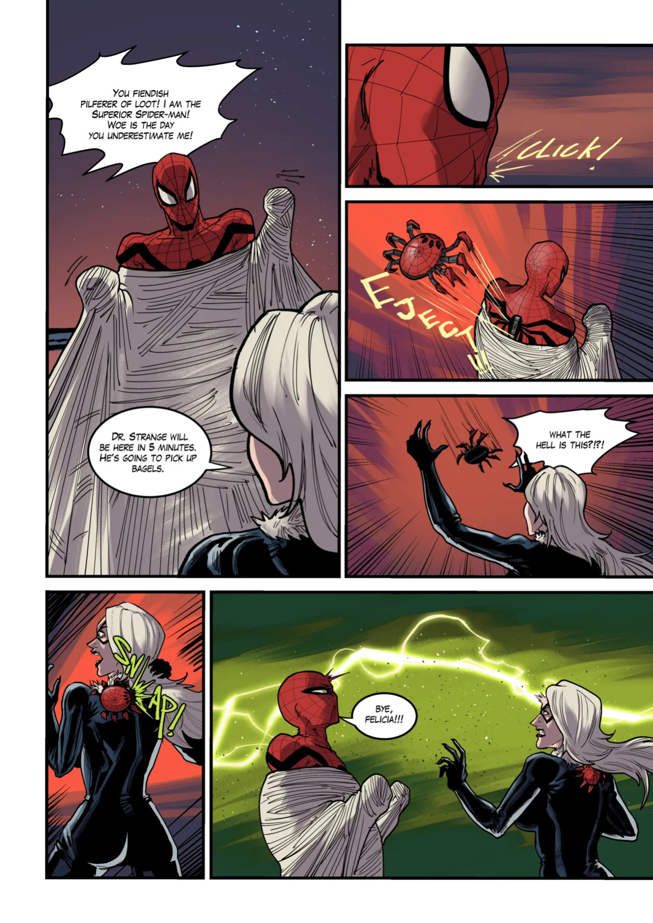 Black Cat - Superior Spider Man Birth Of Octo-Pussy - Technology Swap- Possession Hub