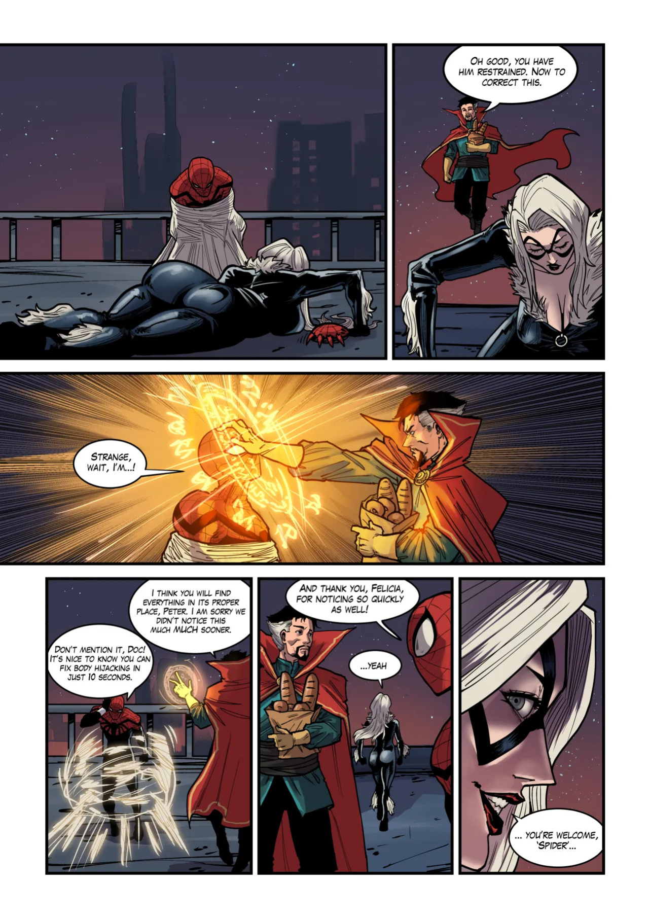 Black Cat - Superior Spider Man Birth Of Octo-Pussy - Technology Swap- Possession Hub