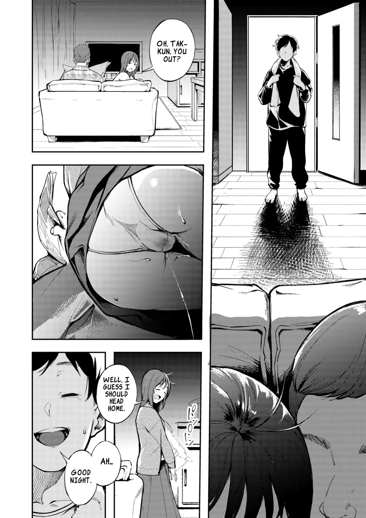 [Mori no Hito (Mokuyama Hito)] Hisashiburi ni Kisei Shitara Osananajimi ga Chichi ni Dakareteta | When I Returned Home After a Long Time, My Childhood Friend Was Being Taken by My Father [English] [Digital]