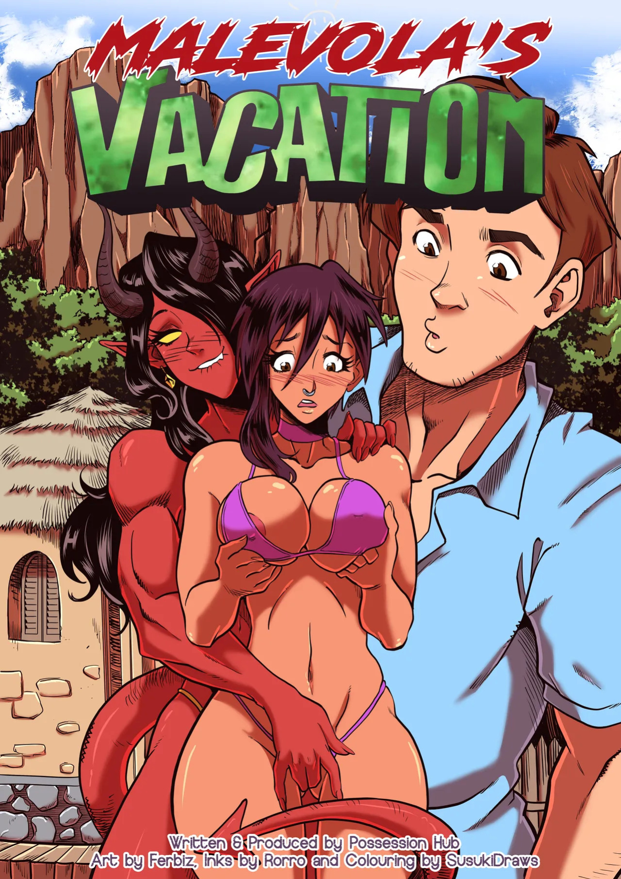 Malevola, Invisigal - Malevola's Vacation Part 2 - Spooky Island Possession - Possession hub