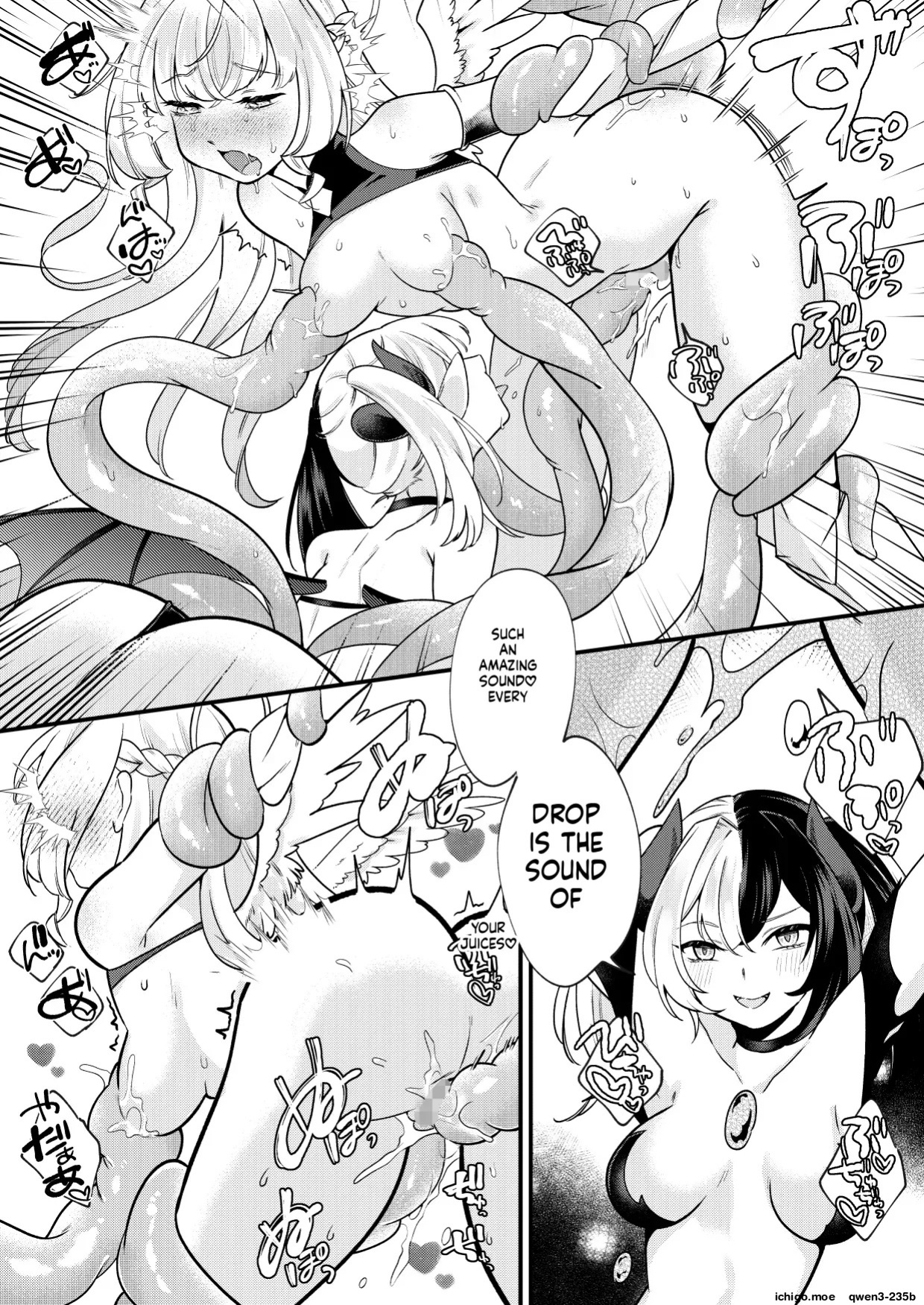 [Permission] Futanari Tenshi ga Succubus ni Jikakyousei Sareru Ohanashi [English] [SCANMTL]