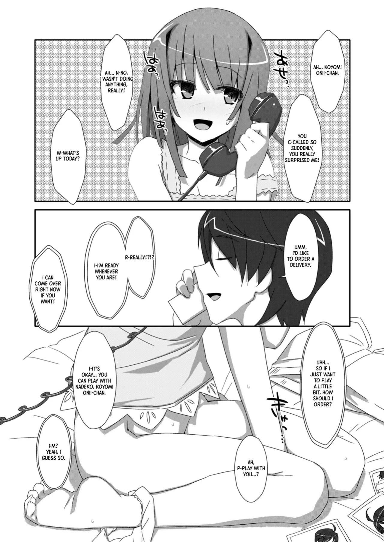 [TIES (Takei Ooki)] Nadeko Delivery (Bakemonogatari) [English] [XO Manga] [Digital]