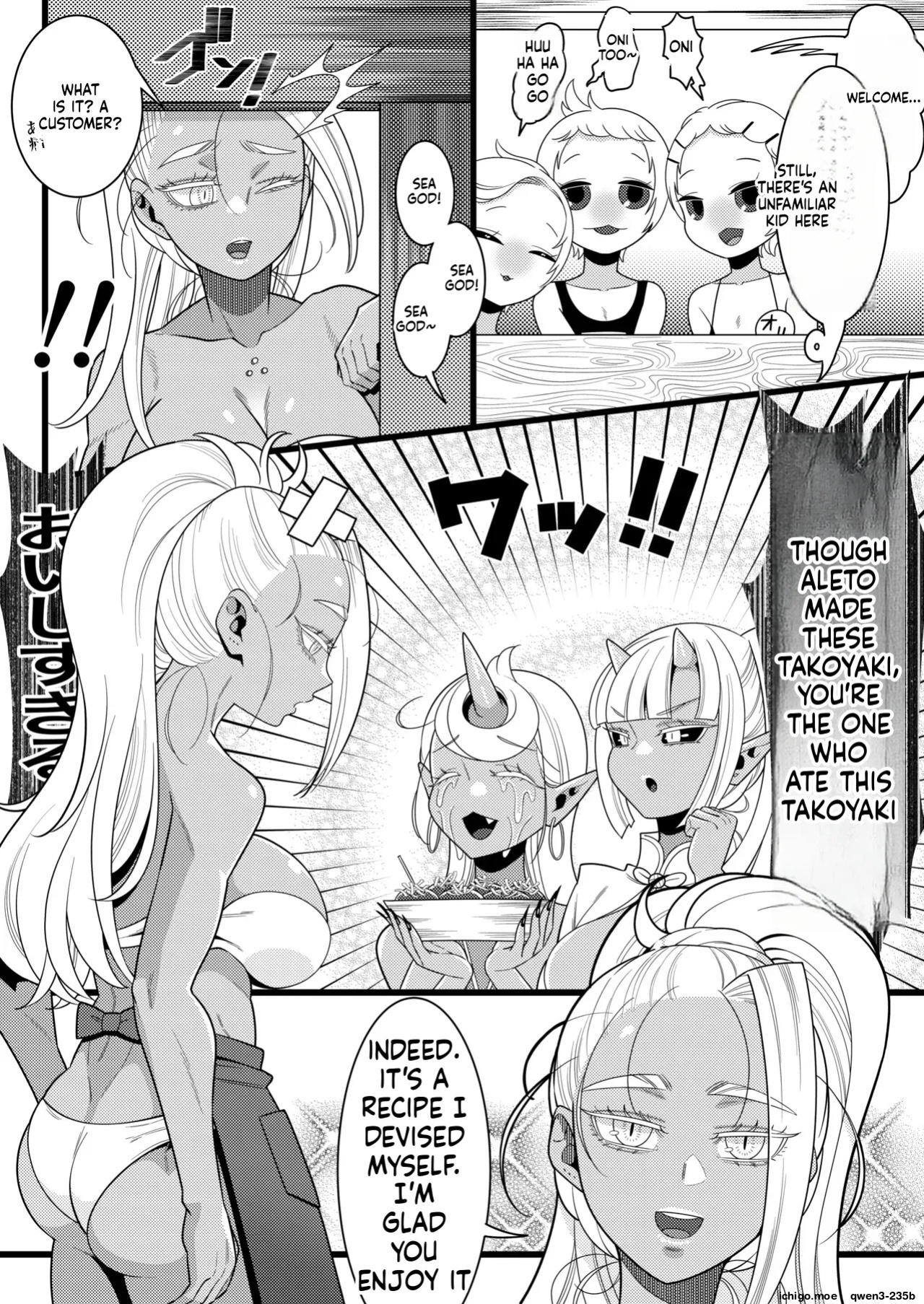 [Ijou Sentakubyori (Kashou)] Futanari Oni VS Umi Kamisama [English] [SCANMTL] [Digital]