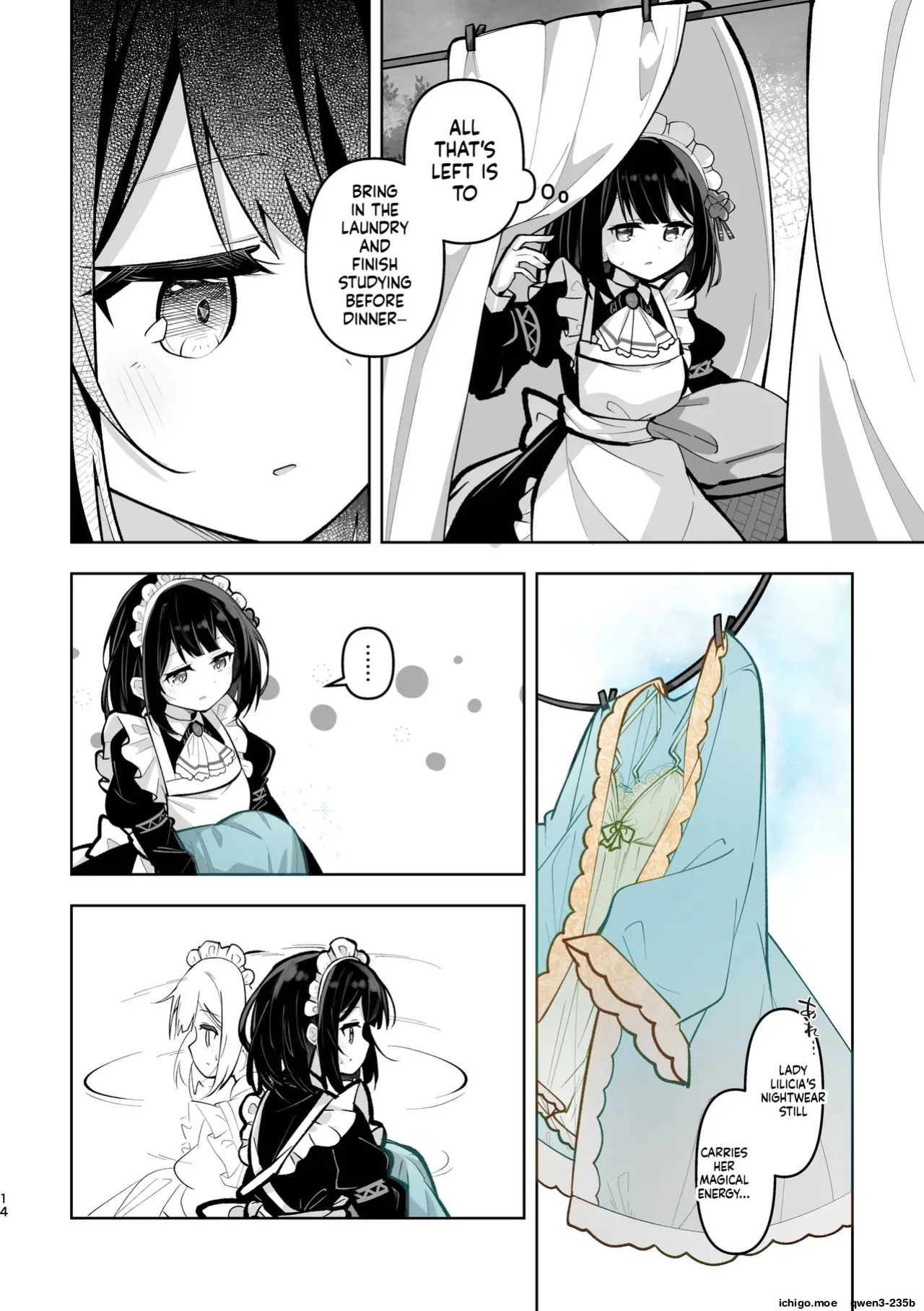 [Sanshikisumire (Molgen)] Mazoku Reijou to Maid-san - Toiki Kasanaru Irozuku Hi - Demon Lily and the Noir -Maid When Colors Bloom- | The Demon Lord's Daughter and Her Maid - Days That Blossom as Their Breaths Mingle (Mazoku Reijou to Maid-san no 30-nichi)