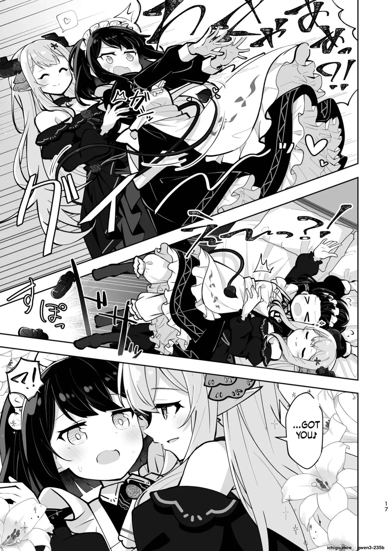 [Sanshikisumire (Molgen)] Mazoku Reijou to Maid-san - Toiki Kasanaru Irozuku Hi - Demon Lily and the Noir -Maid When Colors Bloom- | The Demon Lord's Daughter and Her Maid - Days That Blossom as Their Breaths Mingle (Mazoku Reijou to Maid-san no 30-nichi)